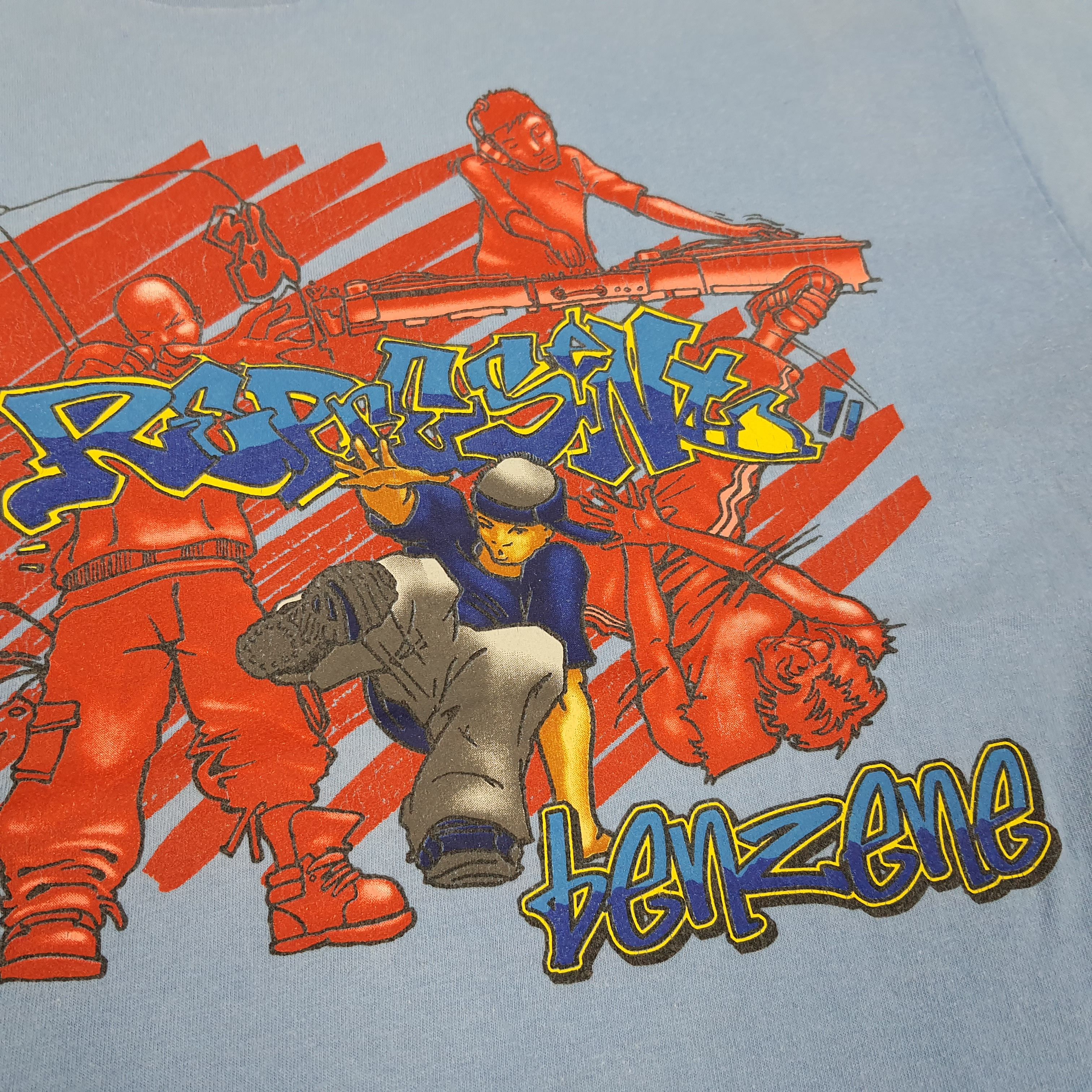 Vintage Vintage Represent Benzene Streetwear Tshirt Size US M / EU 48-50 / 2 - 2 Thumbnail