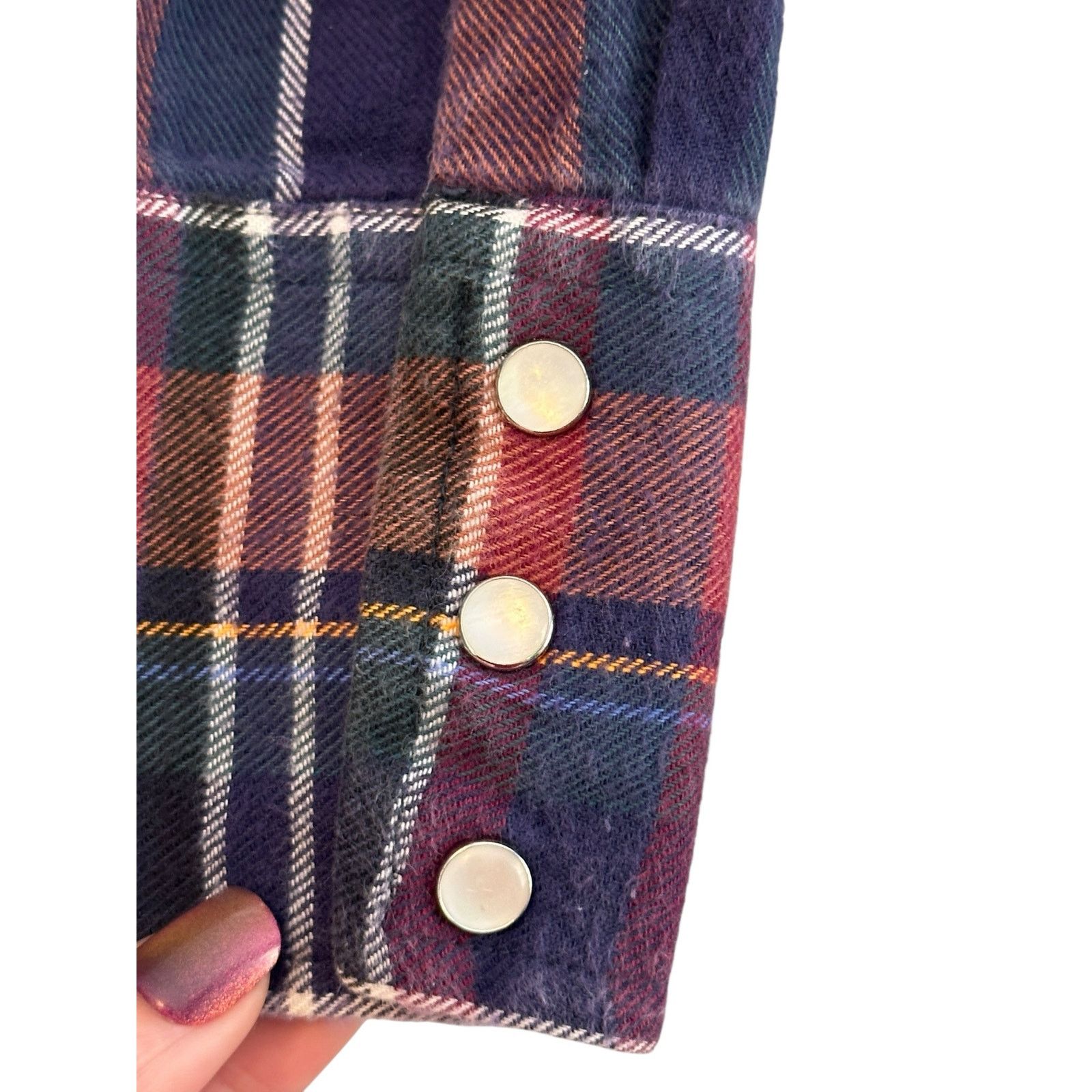 Wrangler Wrangler plaid long sleeves casual western shirt size M Size US M / EU 48-50 / 2 - 9 Thumbnail