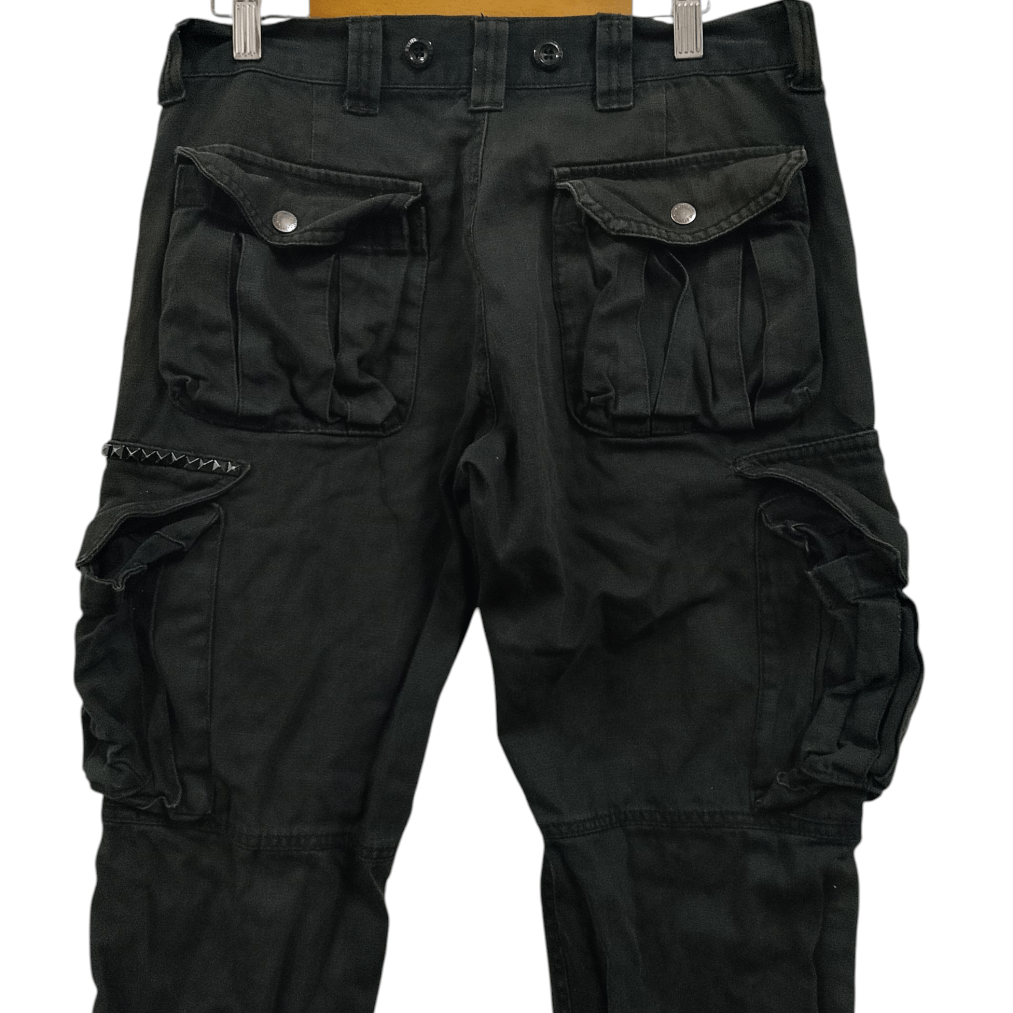 In The Attic Vintage InTheAttic Cargo Pants Y2K Gothic Punk Utility Style Size US 32 / EU 48 - 8 Thumbnail