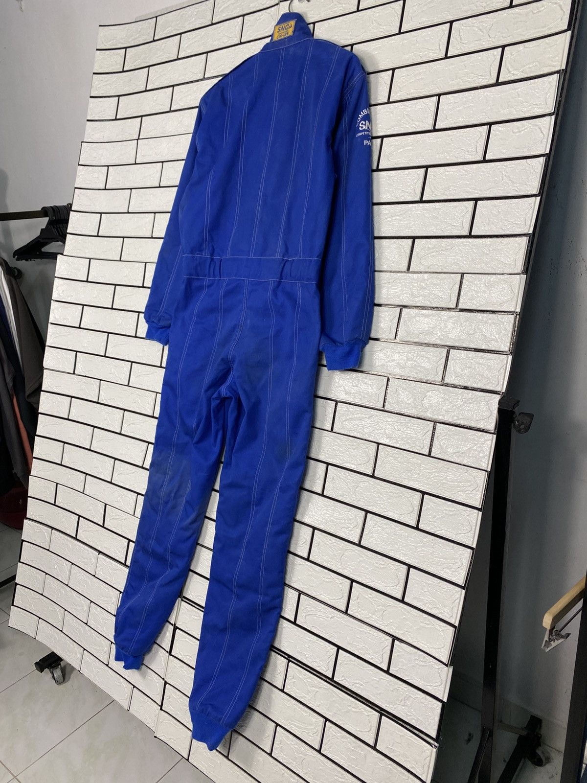 Japanese Brand Combinaisons SNC Paris Coverall Racing Big Logo Made France Size US 32 / EU 48 - 13 Thumbnail