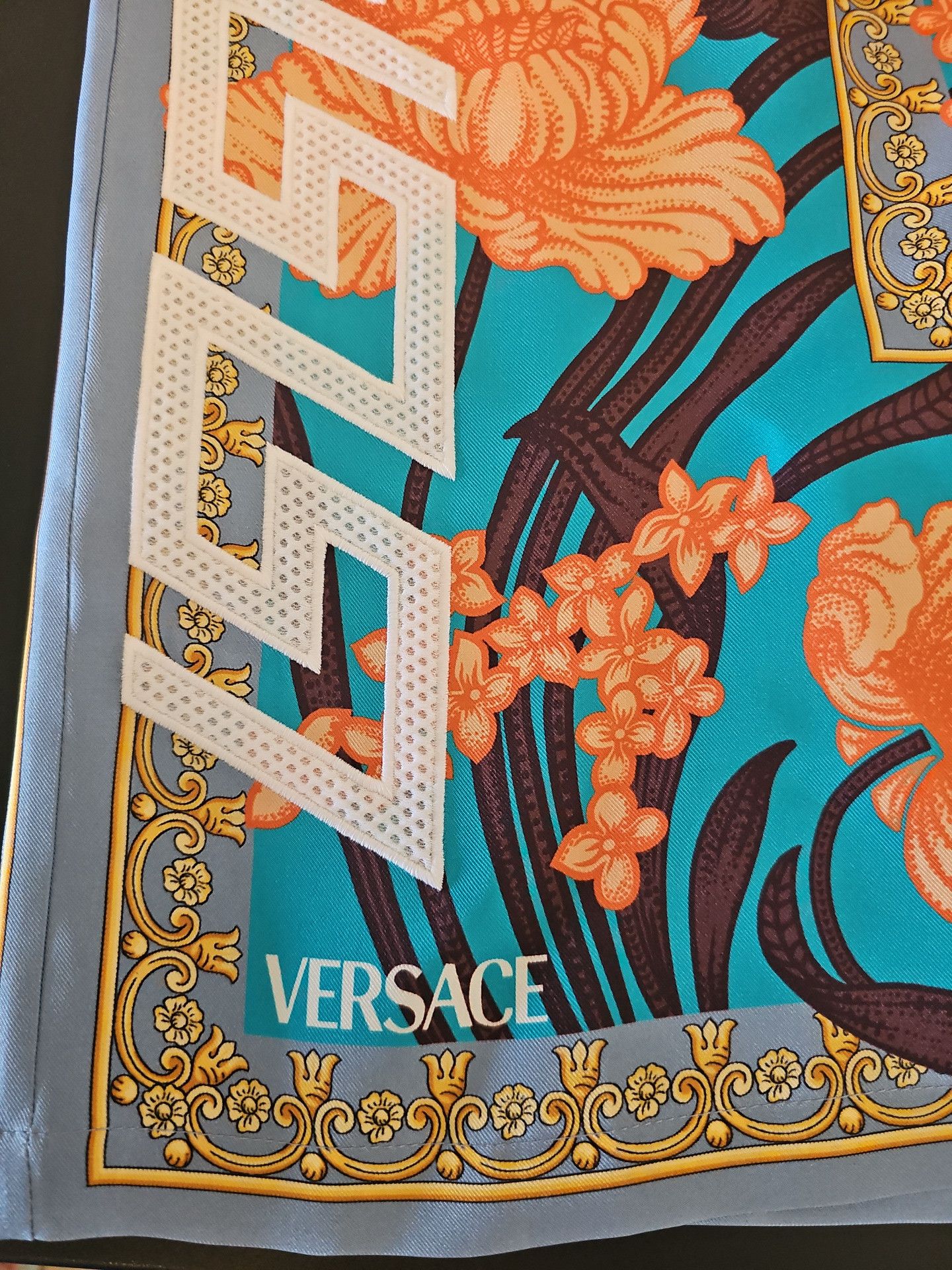 Versace Versace Men's Acid Bouquet Silk Shorts Size US 32 / EU 48 - 7 Thumbnail