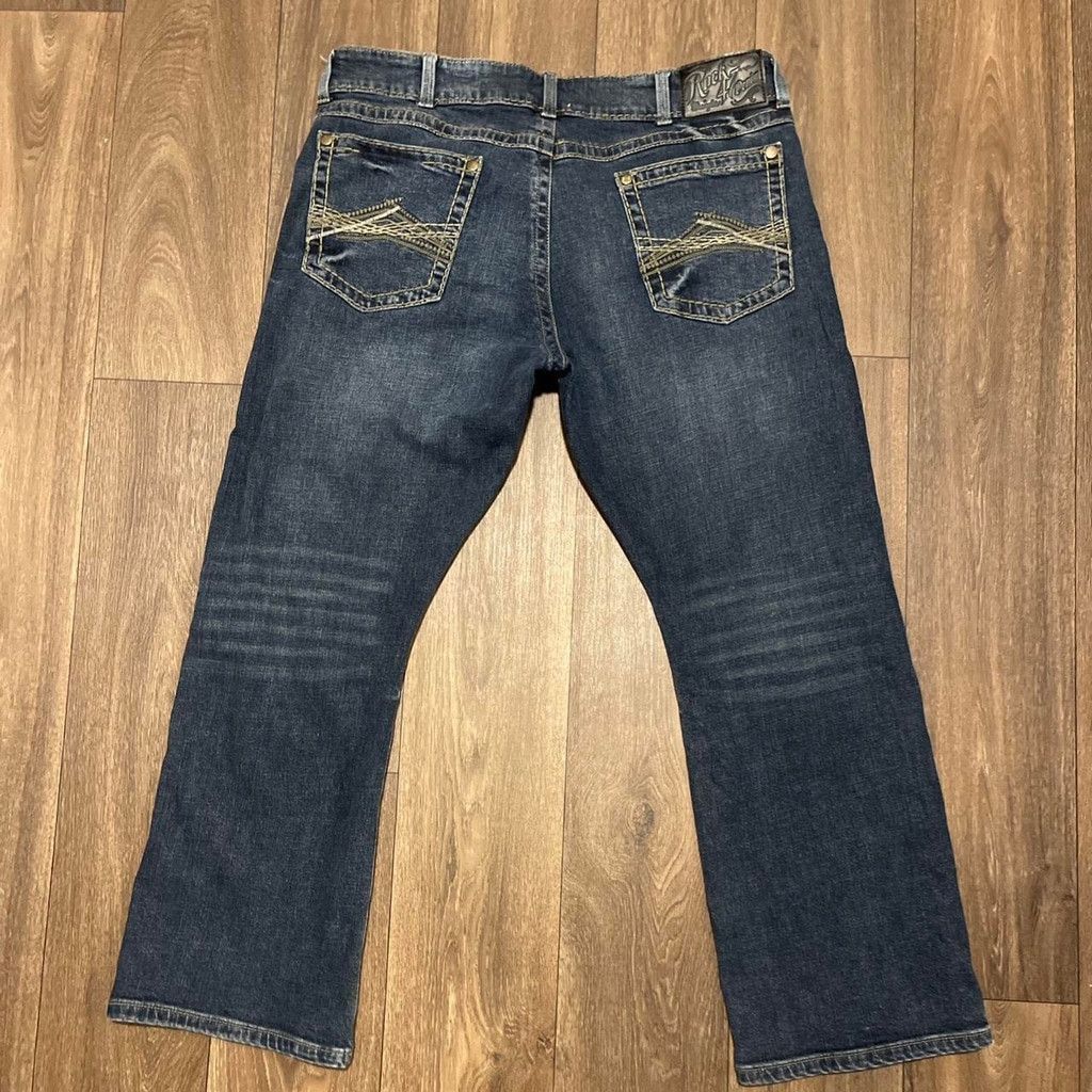 Wrangler Wrangler “Rock 4 denim” Slim Boot Denim jeans size 36x30 Size US 36 / EU 52 - 1 Thumbnail
