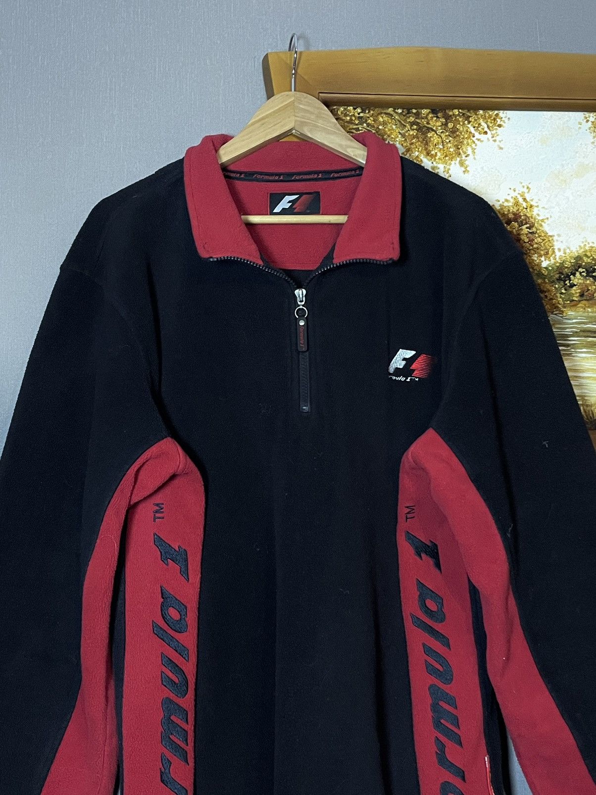Formula 1 Vintage Formula Uno F1 Racing Fleece Jacket 1/4 Zip Size US XL / EU 56 / 4 - 5 Thumbnail
