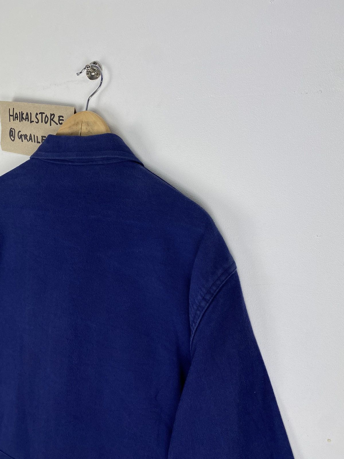 Le Laboureur Vintage 70’s Sanfor Europe Work Jacket Indigo Size US L / EU 52-54 / 3 - 5 Thumbnail