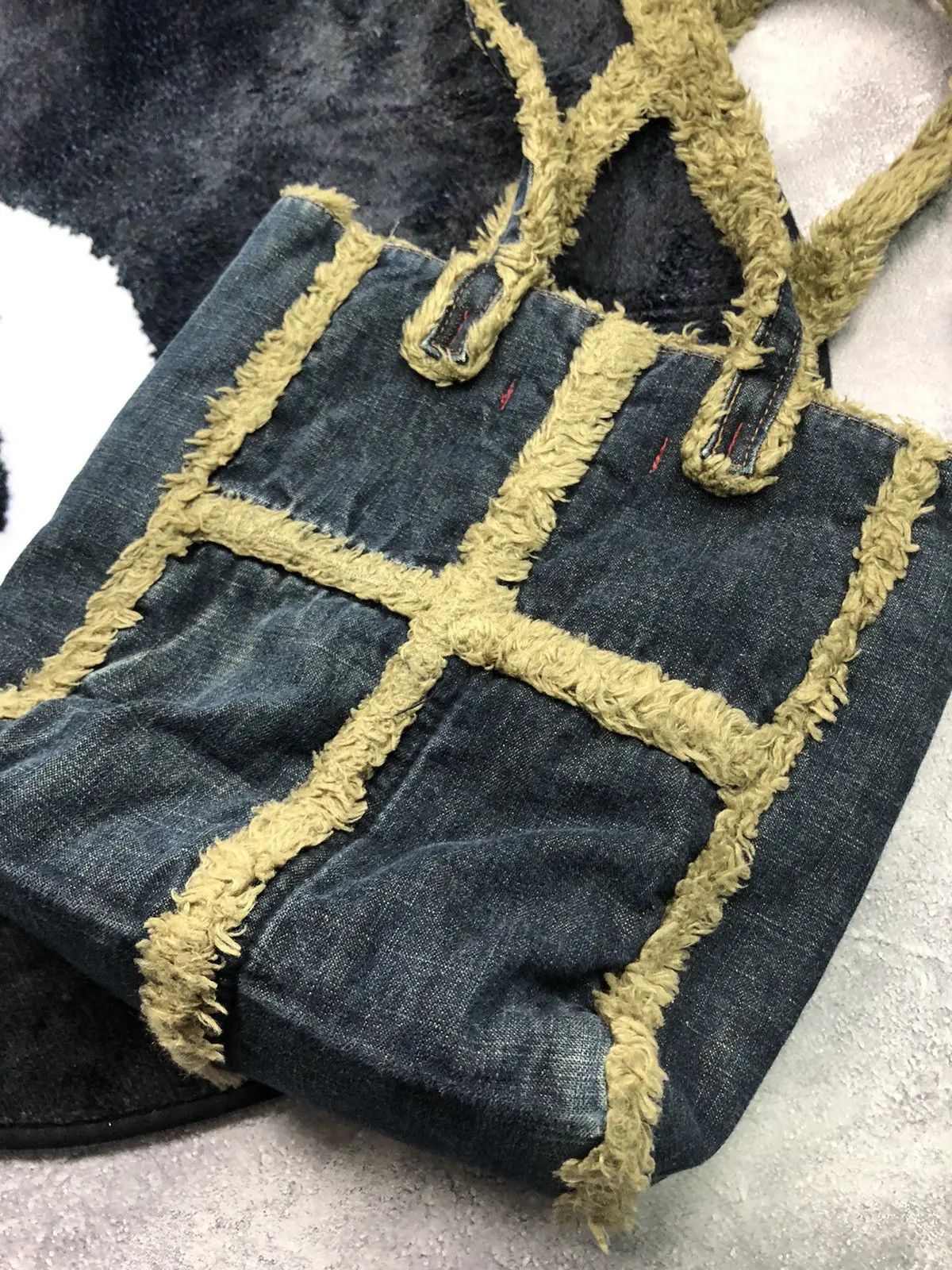 Miss Sixty MISS SIXTY Avantgarde Mohair Denim Shopper Bag Streetwear Size ONE SIZE - 7 Thumbnail