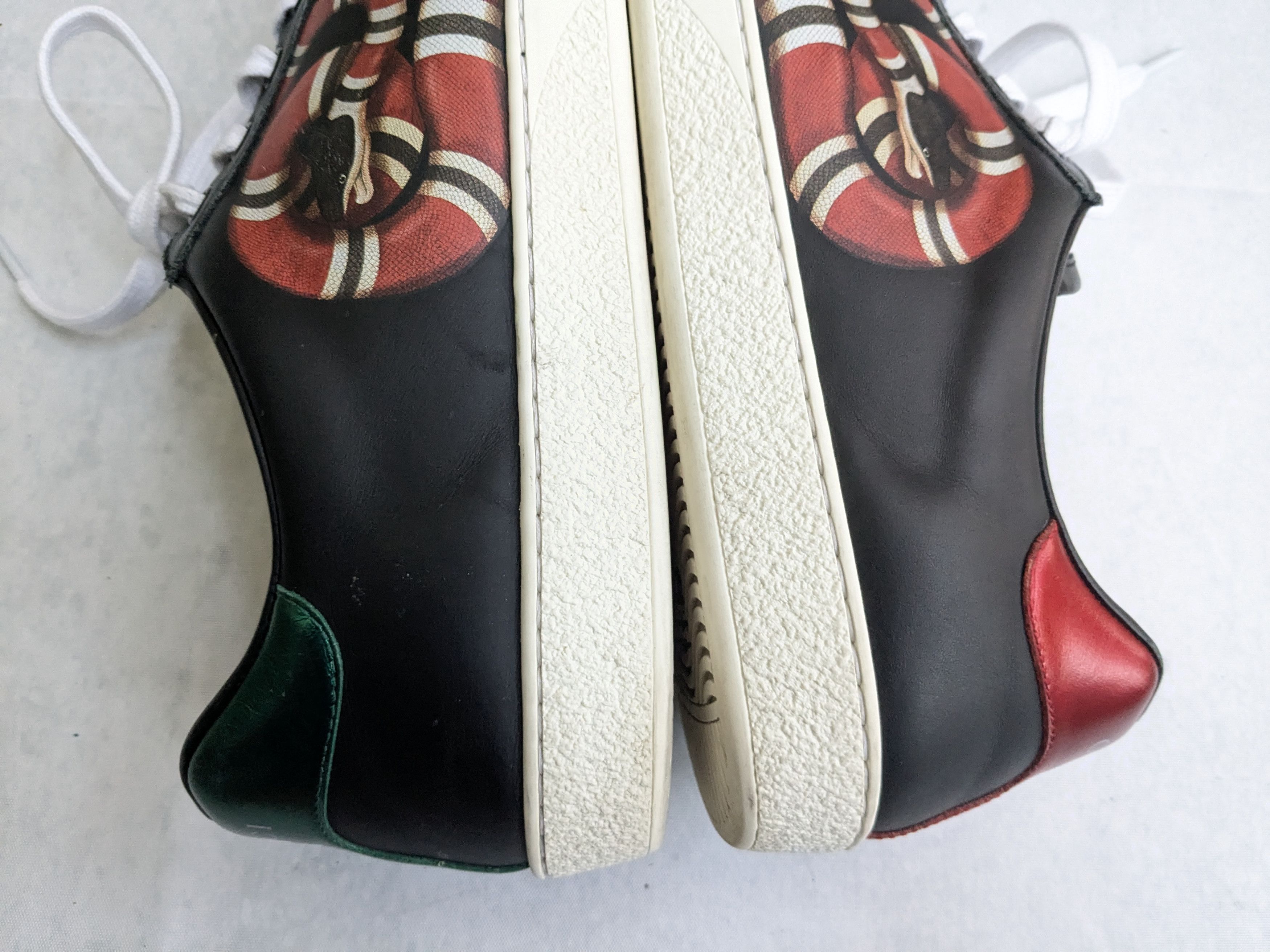 Gucci Gucci Ace Sneakers King Snake 10.5 Black Size US 10.5 / EU 43-44 - 8 Thumbnail