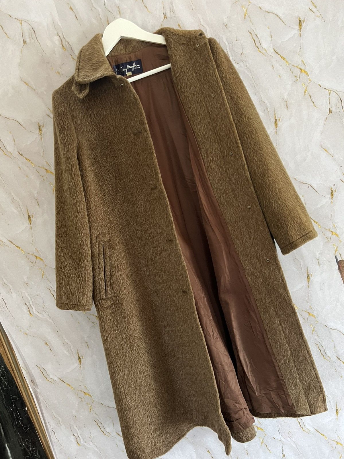 Thierry Mugler THIERRY MUGLER MOHAIR LONG JACKET Size US M / EU 48-50 / 2 - 6 Thumbnail