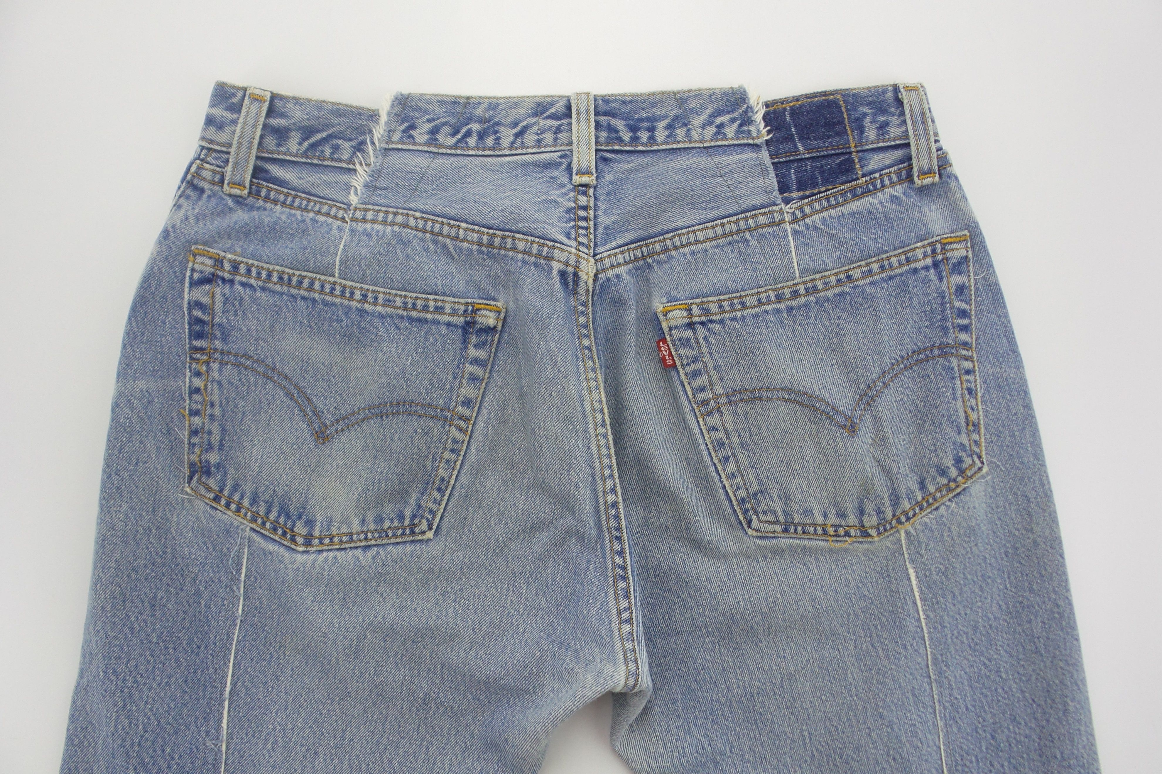 Japanese Brand Old Park × Levi’s Slit Jeans Levi’s Rework Jeans W17xL37 Size US 34 / EU 50 - 9 Thumbnail