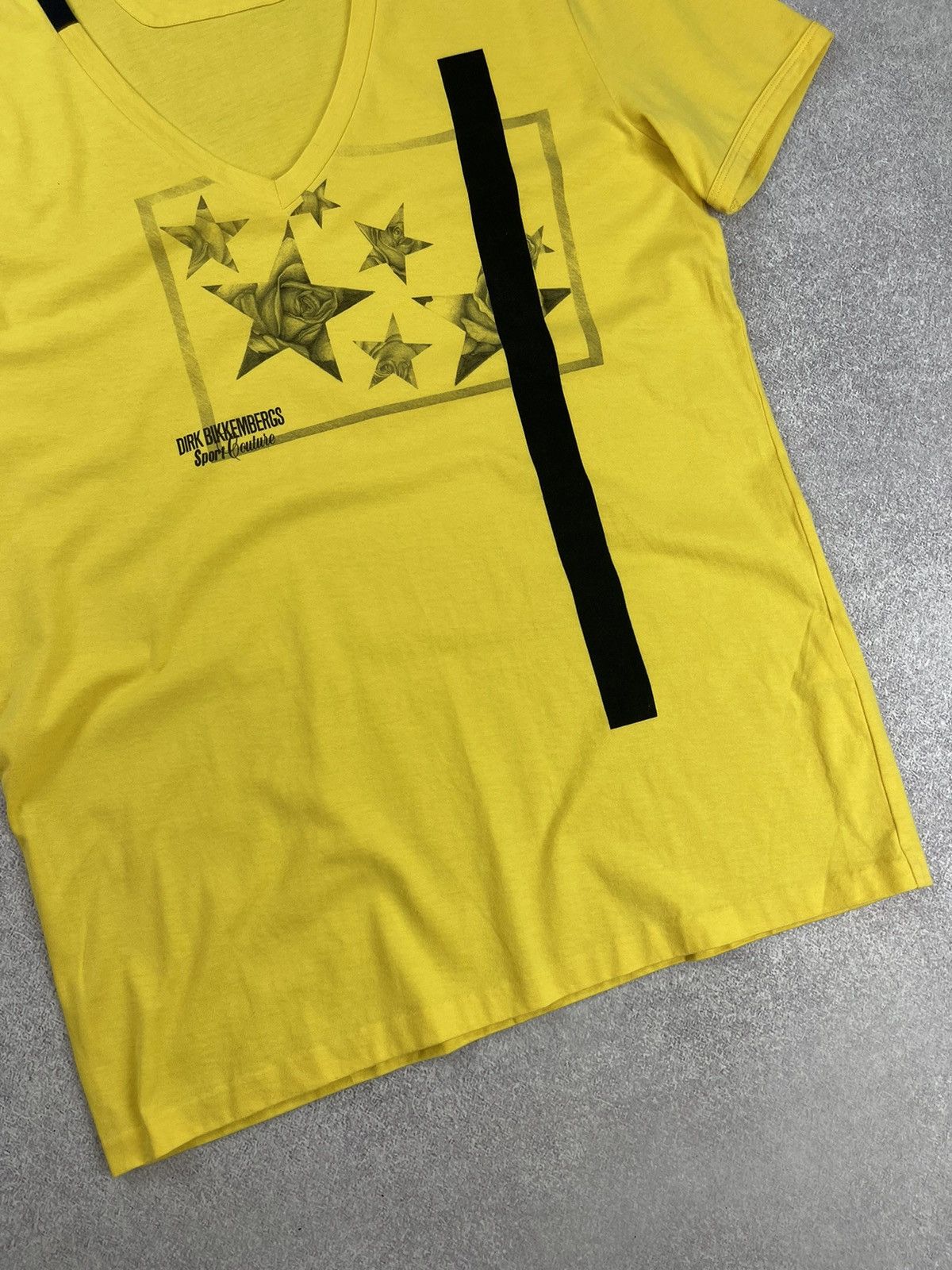 Dirk Bikkembergs Dirk Bikkembergs Sport Couture Yellow Coton T-Shirt Men’s Size US M / EU 48-50 / 2 - 2 Thumbnail