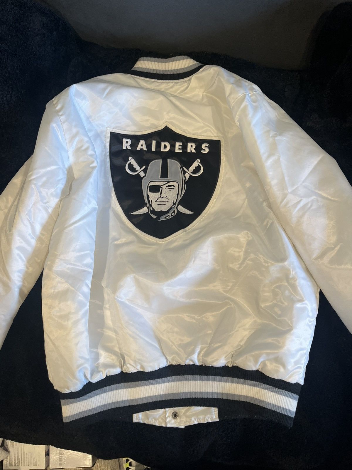 Other Raiders Varsity Jacket Size US L / EU 52-54 / 3 - 3 Thumbnail