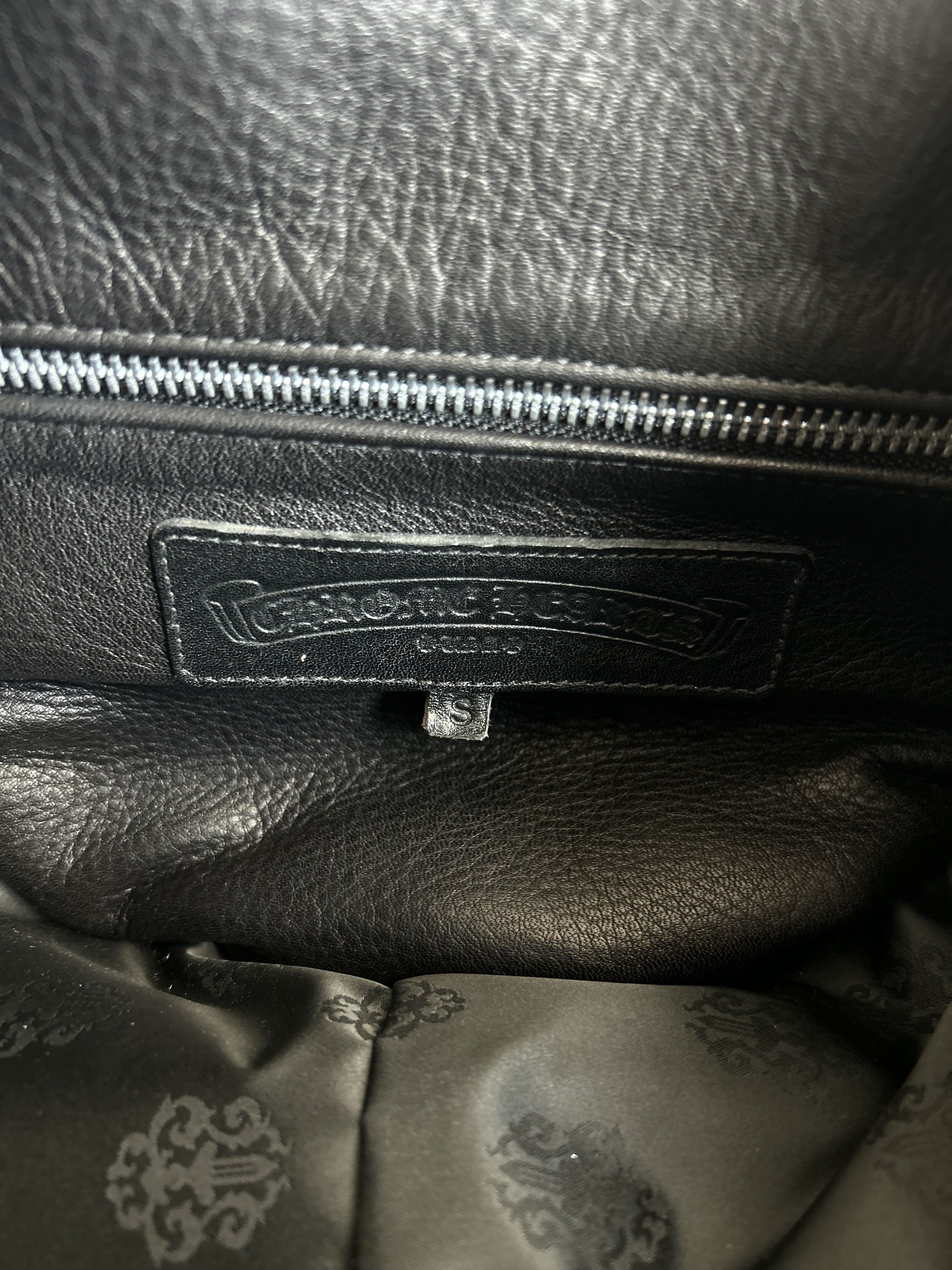 Chrome Hearts Black & Multicolor Leather Cross Patch Duffel Bag Size ONE SIZE - 8 Thumbnail
