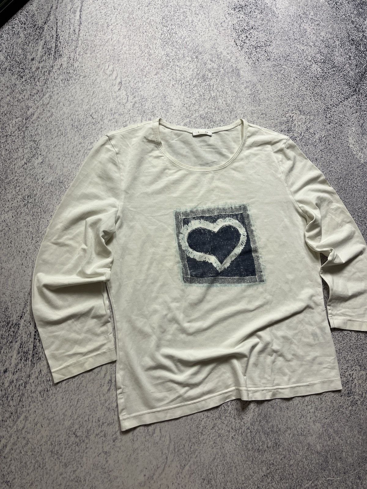 Escada Escada Women’s Hearth Big Logo Longsleeve White Shirt Size M / US 6-8 / IT 42-44 - 3 Thumbnail