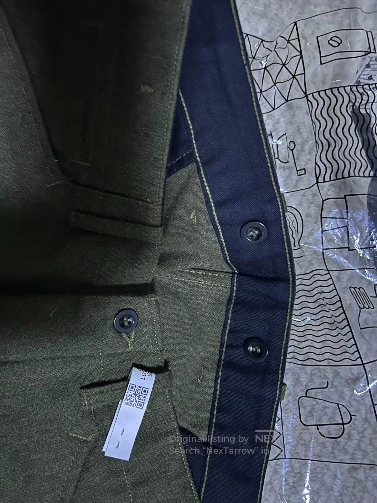 BLACK SIGN olive green wool riding pants. Size US 32 / EU 48 - 3 Thumbnail