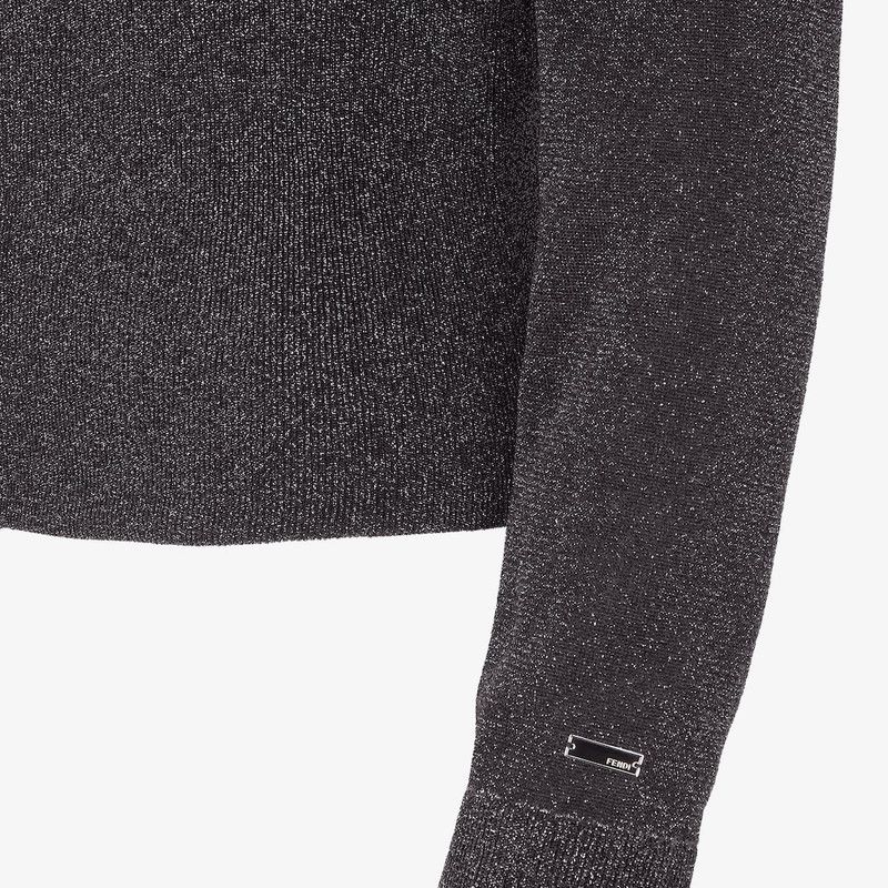 Fendi o1s1wg110326 Cardigan in Black Size L / US 10 / IT 46 - 3 Thumbnail