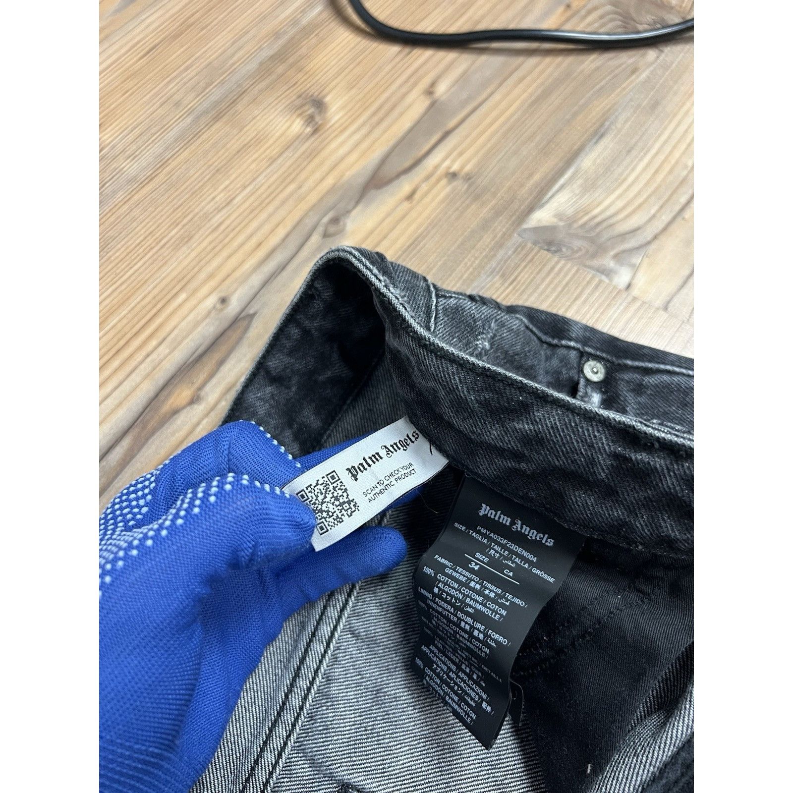 Palm Angels Palm Angels Auth Logo Patch Classic Denim Jeans Pants Size 3 Size US 34 / EU 50 - 14 Thumbnail