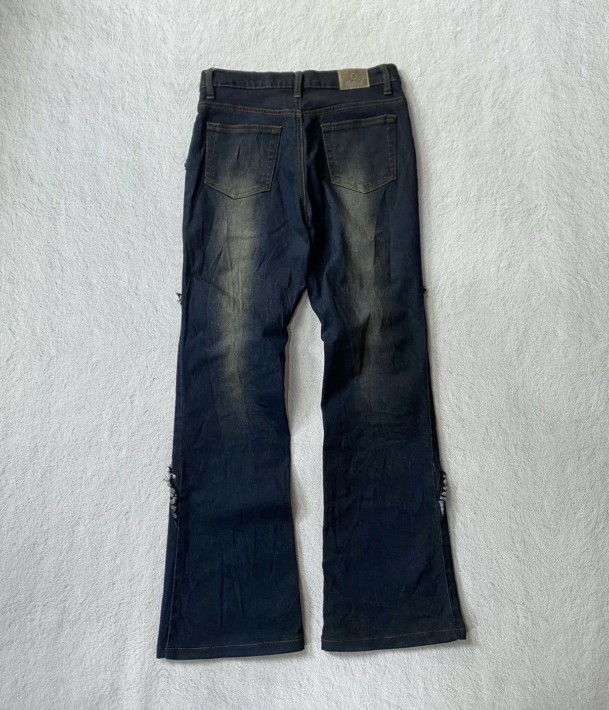 If Six Was Nine × Japanese Brand × Le Grande Bleu (L.G.B.) Japanes Y&L Flared Jeans Size US 27 - 2 Thumbnail