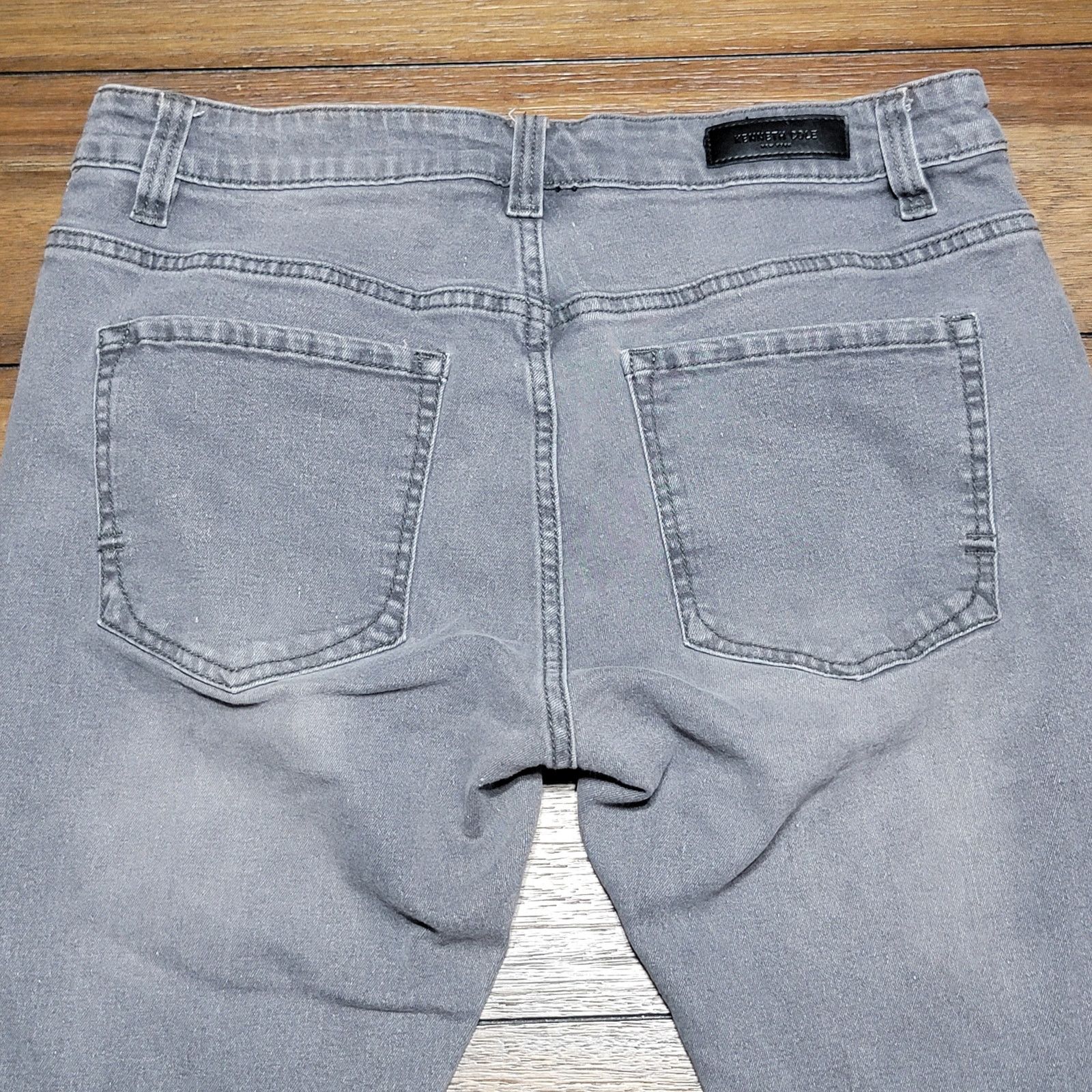 Kenneth Cole Kenneth Cole Slim Fit Grey Denim Jeans - Size 32 X 32 Size US 32 / EU 48 - 4 Thumbnail