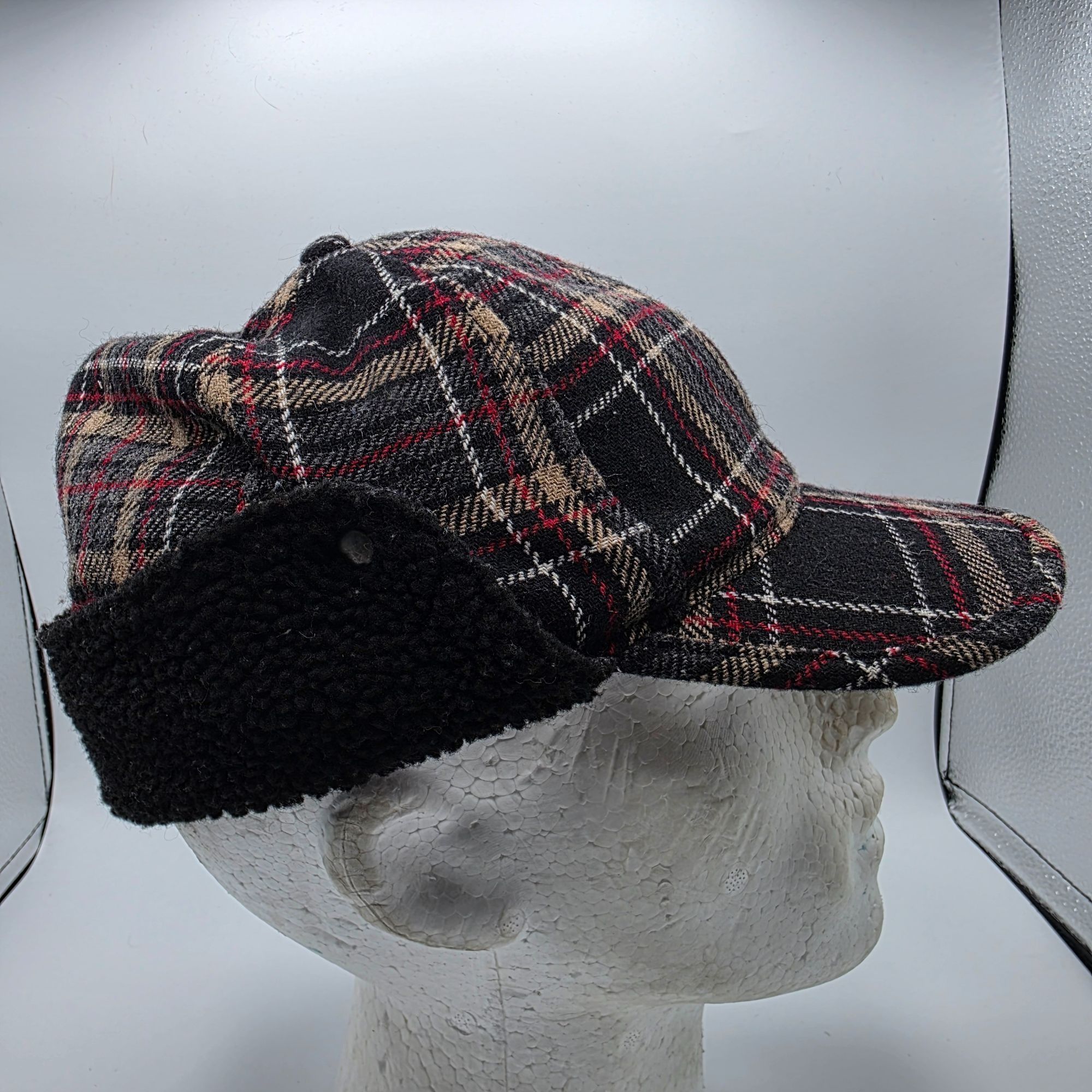 Outdoor Research Outdoor Research Adults L/XL Plaid Ear Flap Hat Winter Warm Size ONE SIZE - 4 Thumbnail