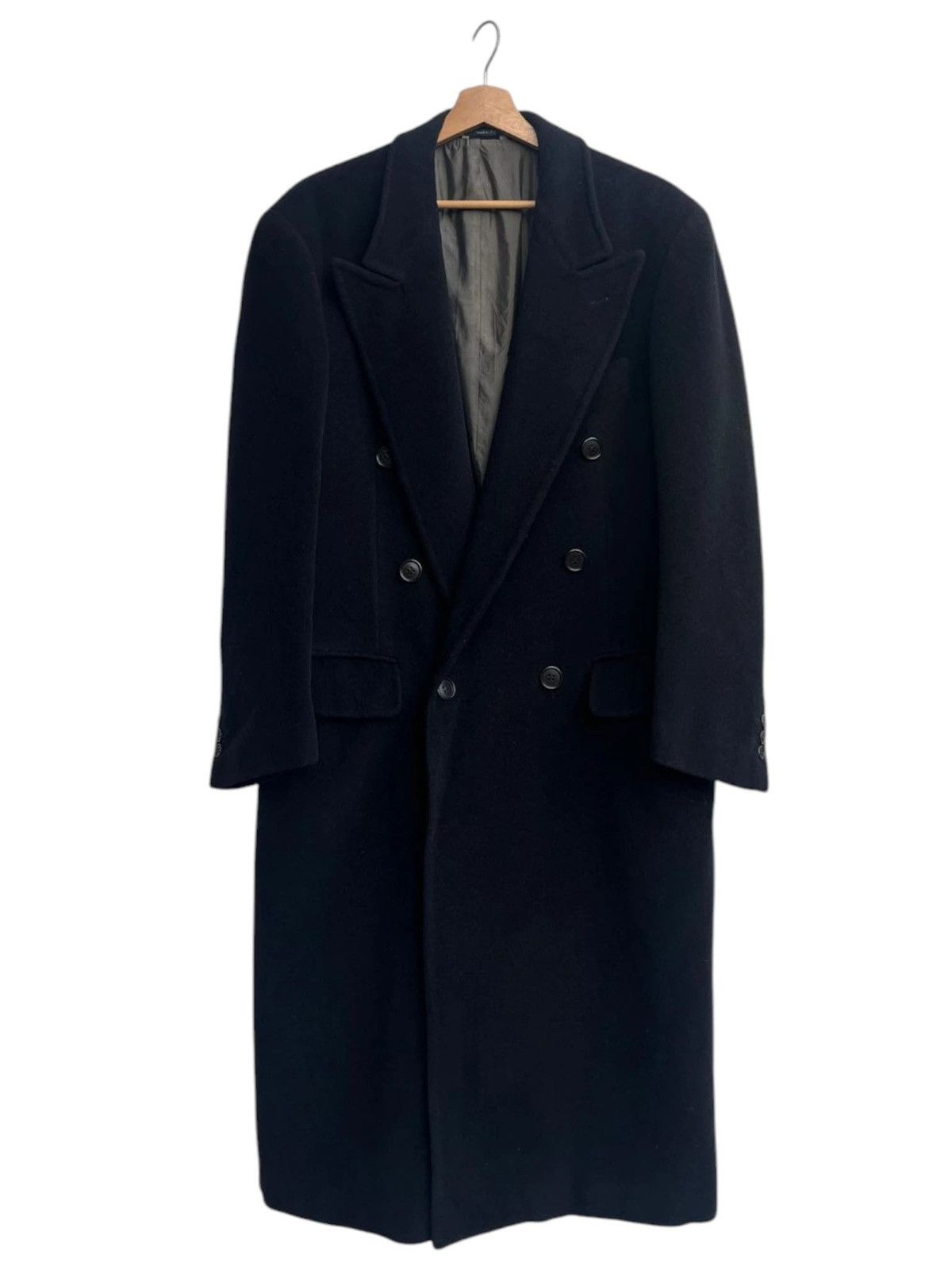 Zanella Giorgio Zanella Double Breasted Virgin Wool Coat Size US S / EU 44-46 / 1 - 1 Thumbnail