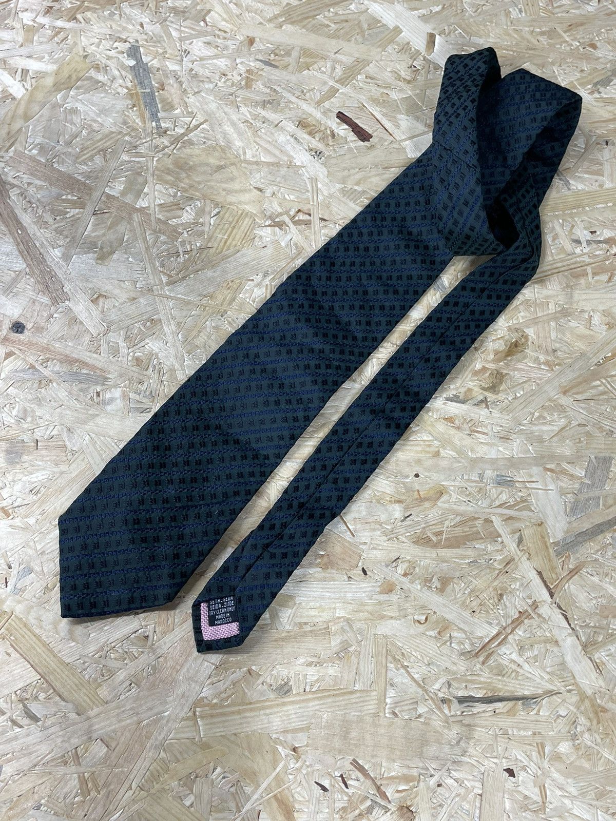 Pink Thomas Pink Made In Marocco Silk Necktie Size ONE SIZE - 2 Thumbnail