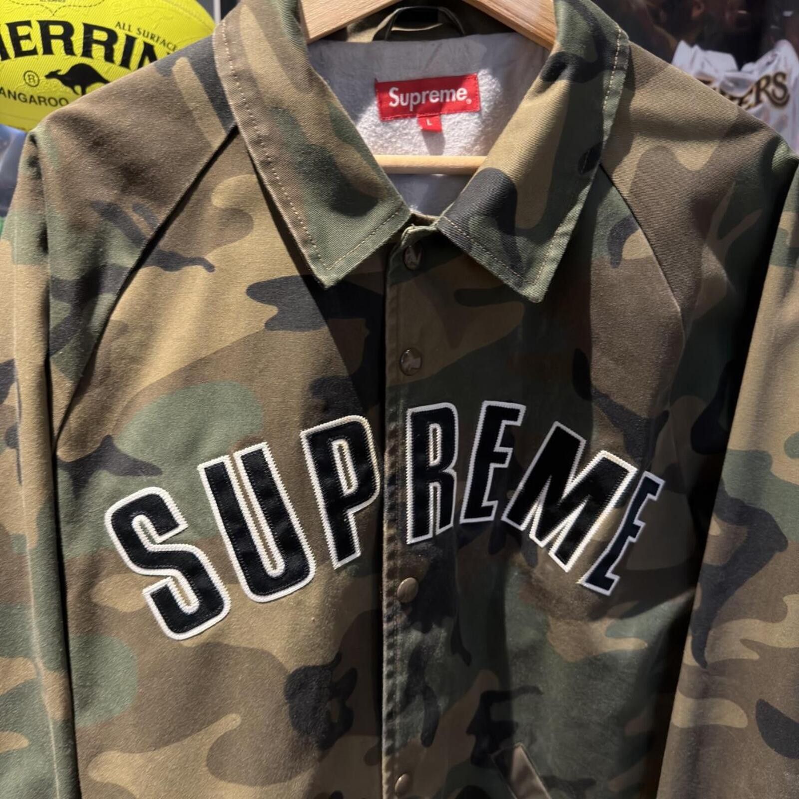 Supreme Supreme 15AW Twill Coach Jacket Camo Size US L / EU 52-54 / 3 - 2 Thumbnail