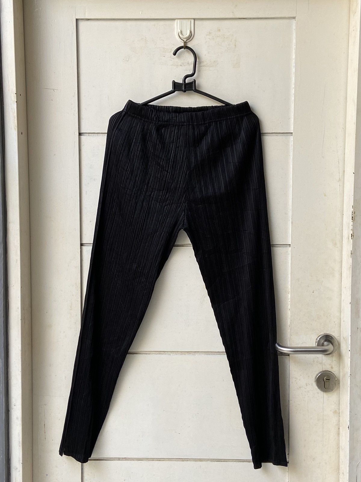 image of Issey Miyake Pleats Please Pleatsme Black Pleats Pants, Men's (Size 26)
