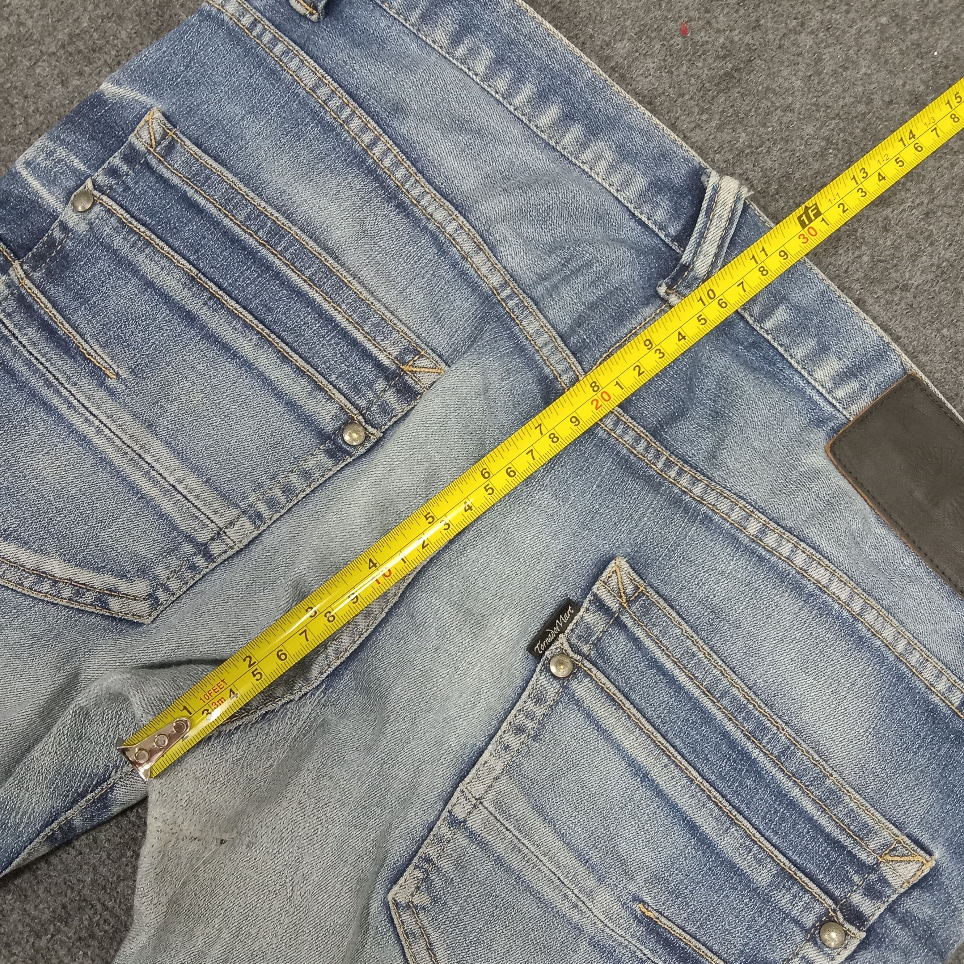Le Grande Bleu (L.G.B.) × Tornado Mart × Vintage Tornado Mart Japanese Brand Fading Art Denim Jeans Size US 32 / EU 48 - 8 Thumbnail