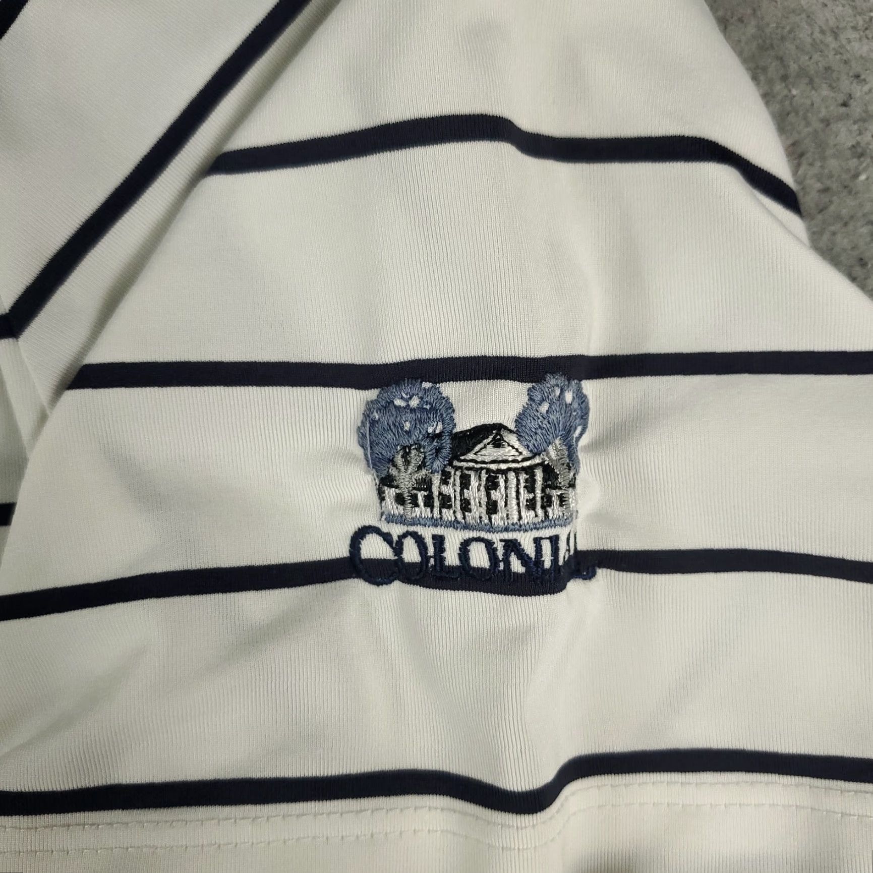 Ralph Lauren RLX Ralph Lauren Polo Shirt Mens Large White Striped Golf Short Sleeve Polo Shirt Mens Large White Striped Golf Short Sleeve Size US L / EU 52-54 / 3 - 3 Thumbnail