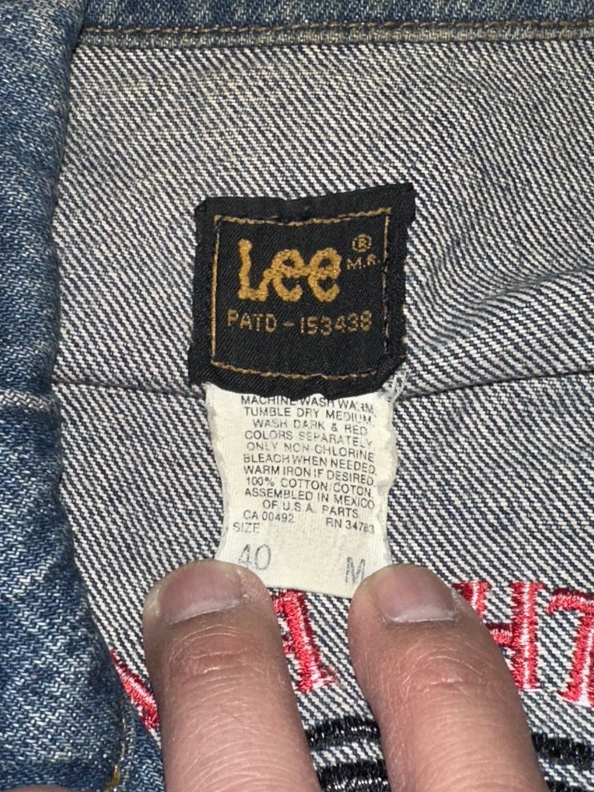 Lee VTG 80s Hard Rock Café New Orleans Lee Denim Jean Jacket Med Size US M / EU 48-50 / 2 - 7 Thumbnail