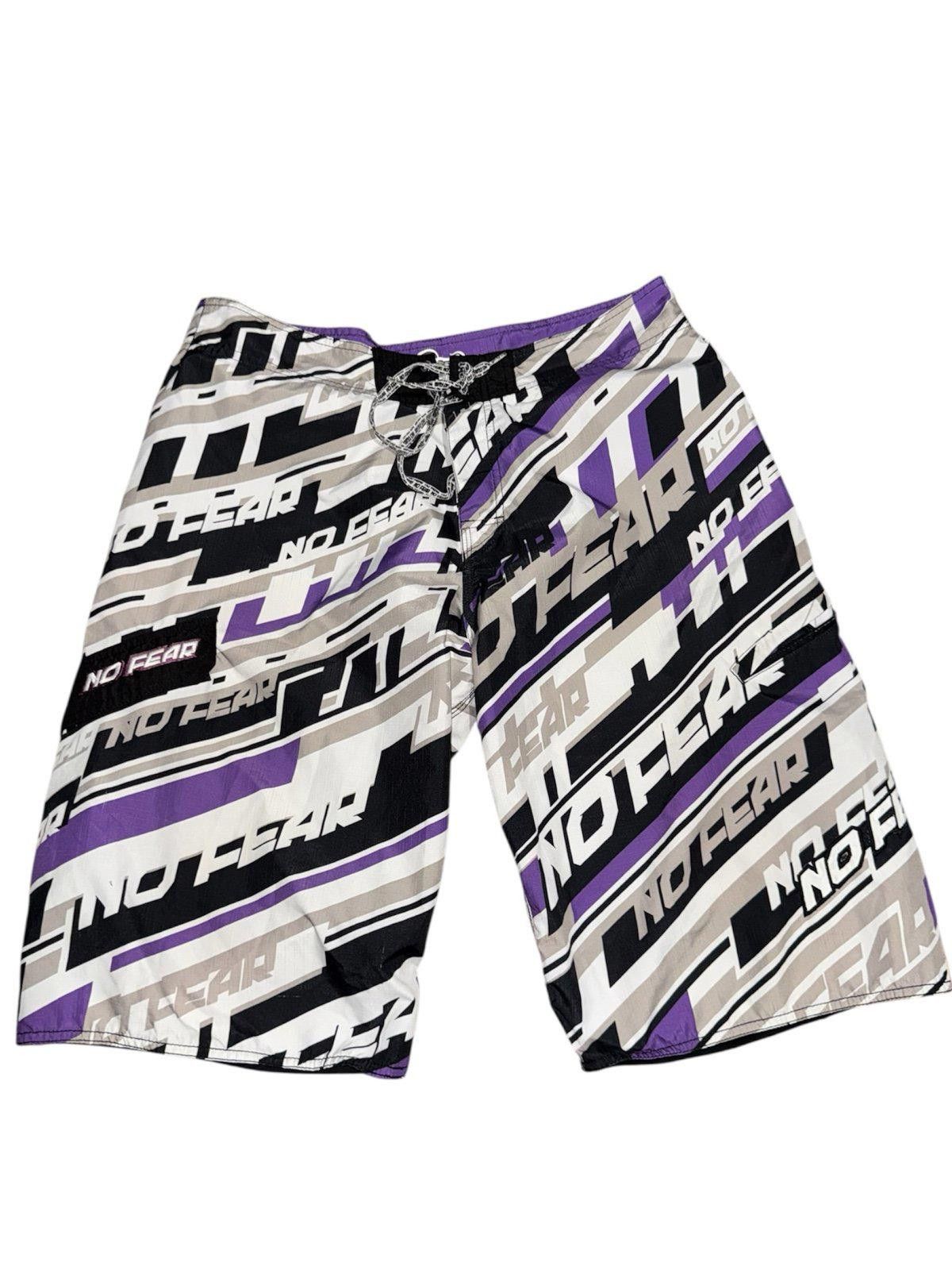 No Fear Vintage Y2K Purple NoFear Swim Trunks Sz XL Rare Surf Beach Size US 36 / EU 52 - 1 Thumbnail