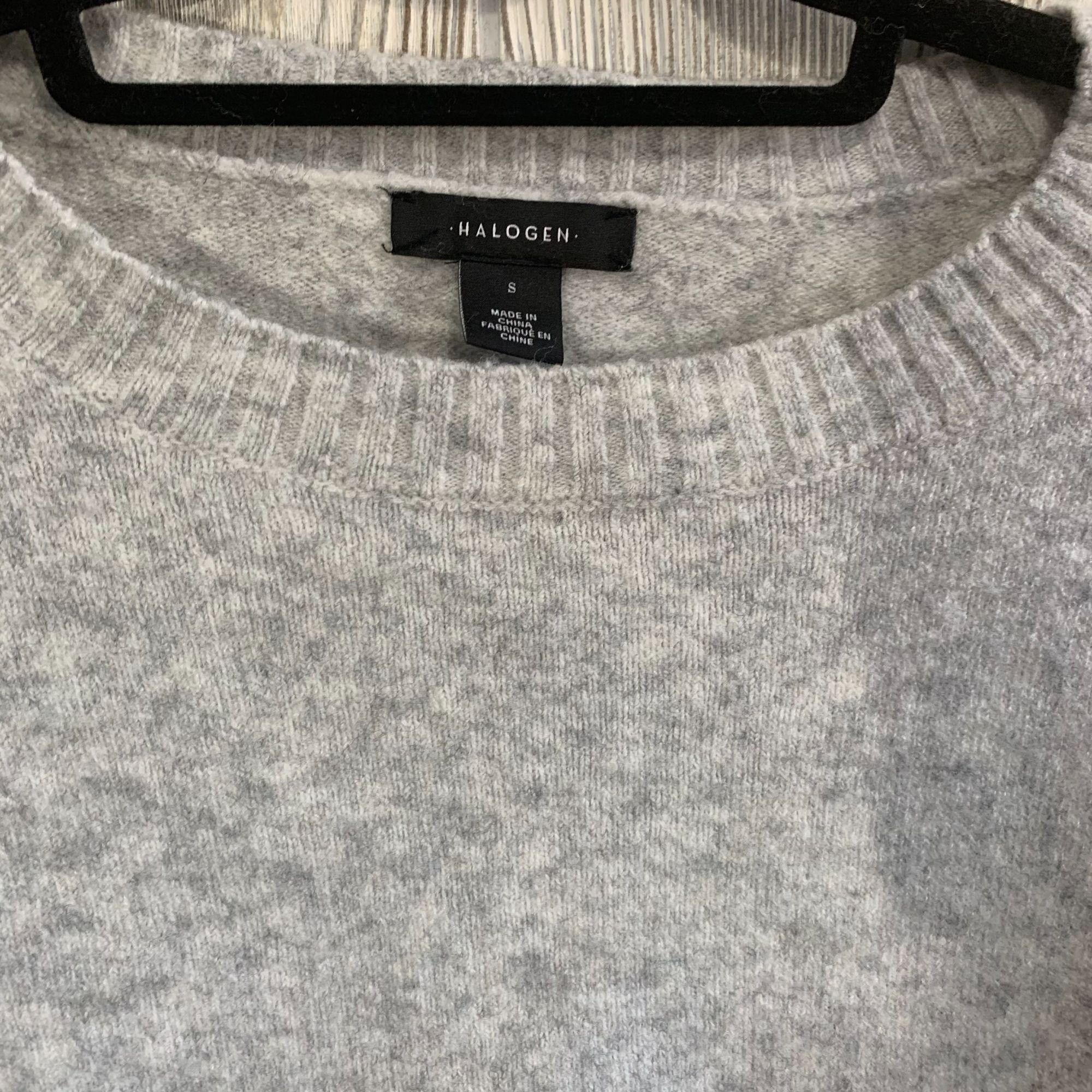 Other Halogen Merino Wool Grey Cutout Tie Sleeve Sweater S Size S / US 4 / IT 40 - 2 Thumbnail