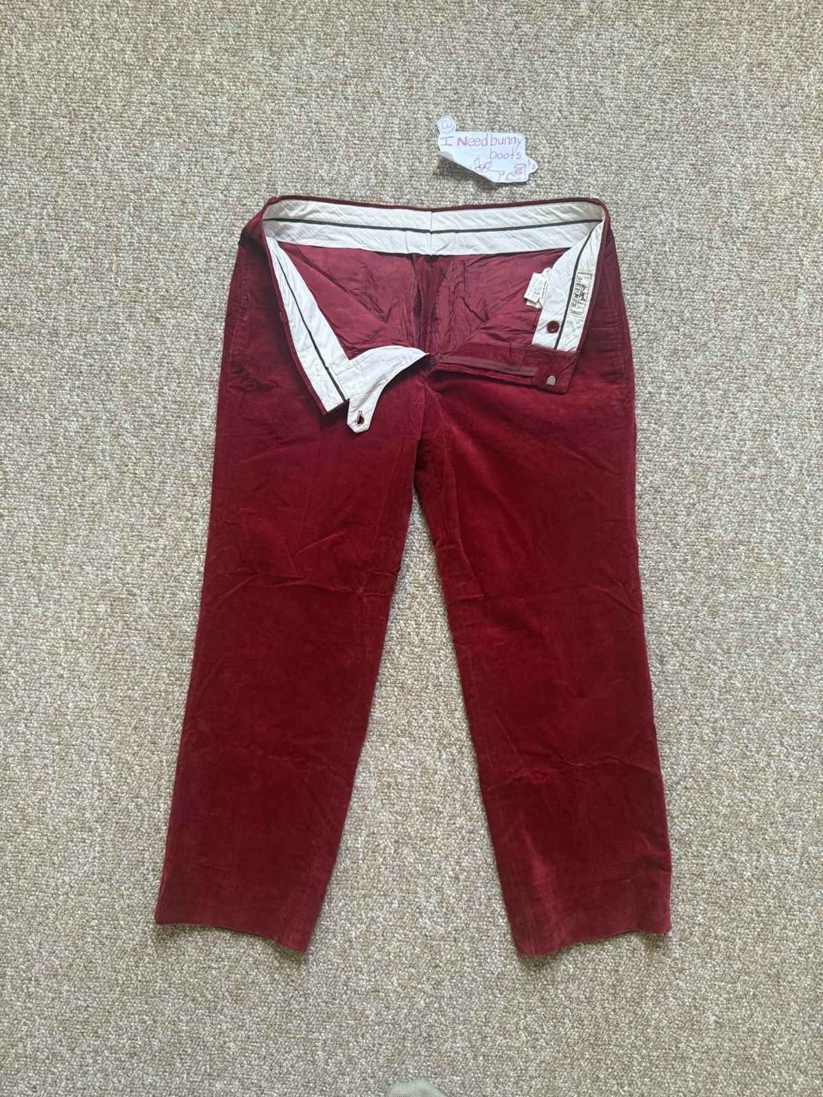 Hermes vintage hermes corduroy Size US 33 - 1 Thumbnail