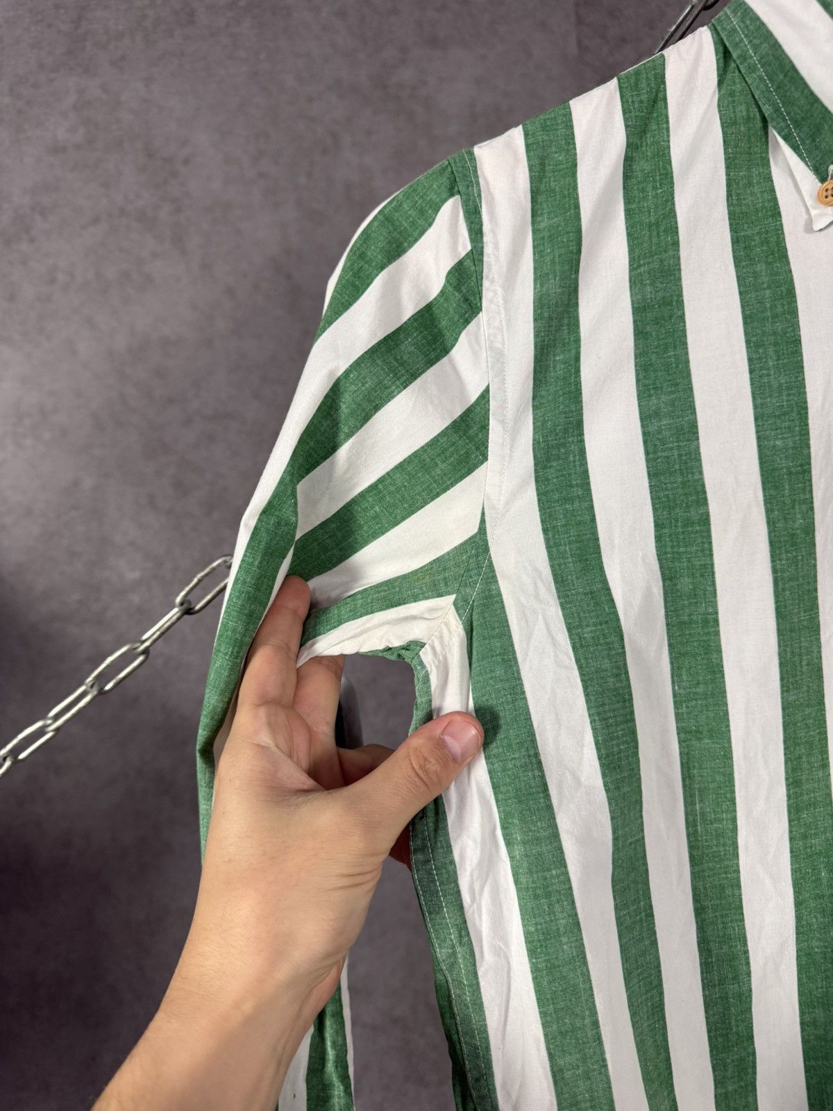 Fred Perry Fred Perry x South Sea Deckchars designer striped logo shirt Size US XS / EU 42 / 0 - 8 Thumbnail