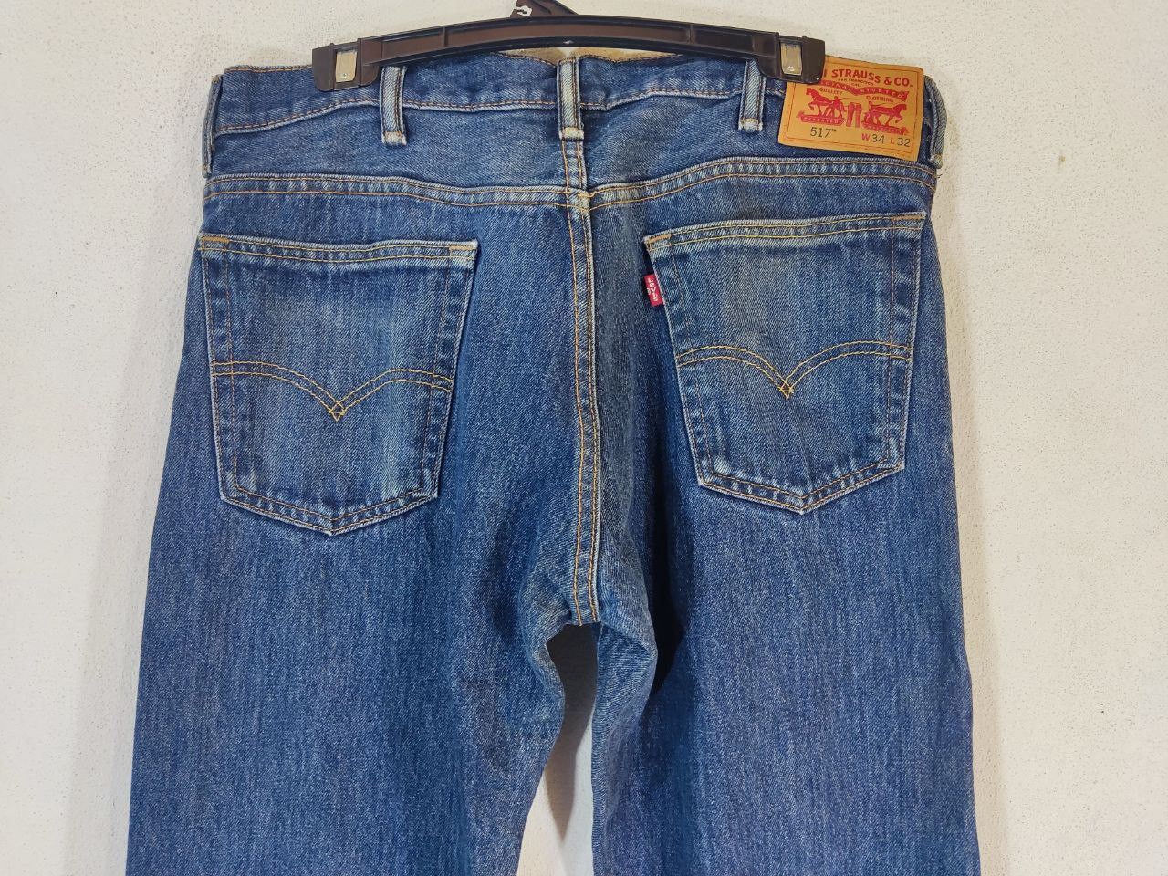Levi's levis 517 bootcut flare slightly distressed denim Size US 36 / EU 52 - 13 Thumbnail
