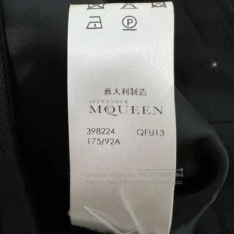 Alexander McQueen Alexander McQueen Black Men's Outerwear Jacket . Size US M / EU 48-50 / 2 - 5 Thumbnail