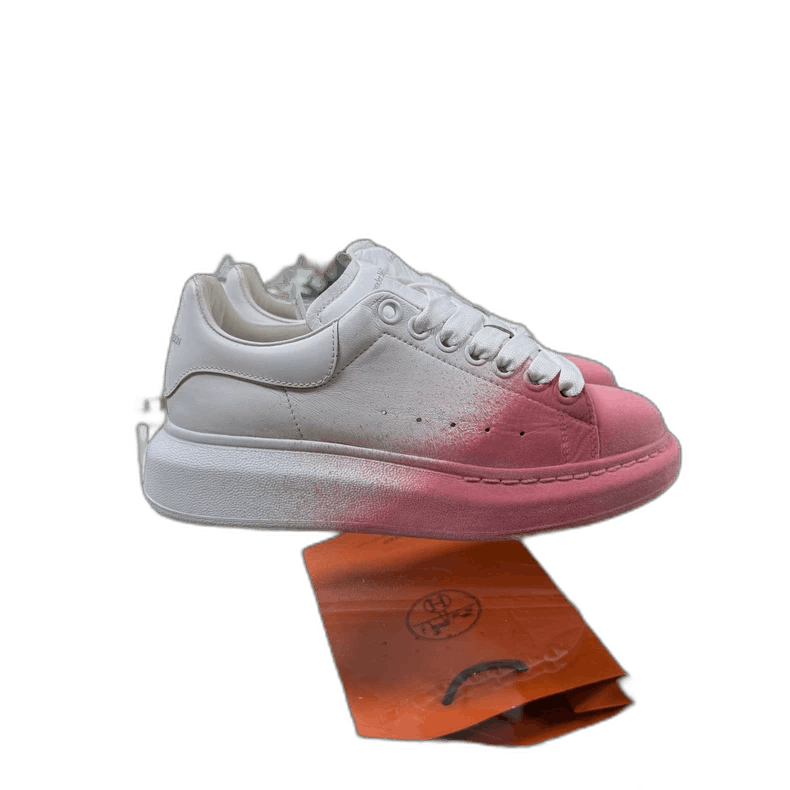 Alexander McQueen Alexander McQueen White Pink Sneakers Size 36 Size US 7 / IT 37 - 1 Thumbnail