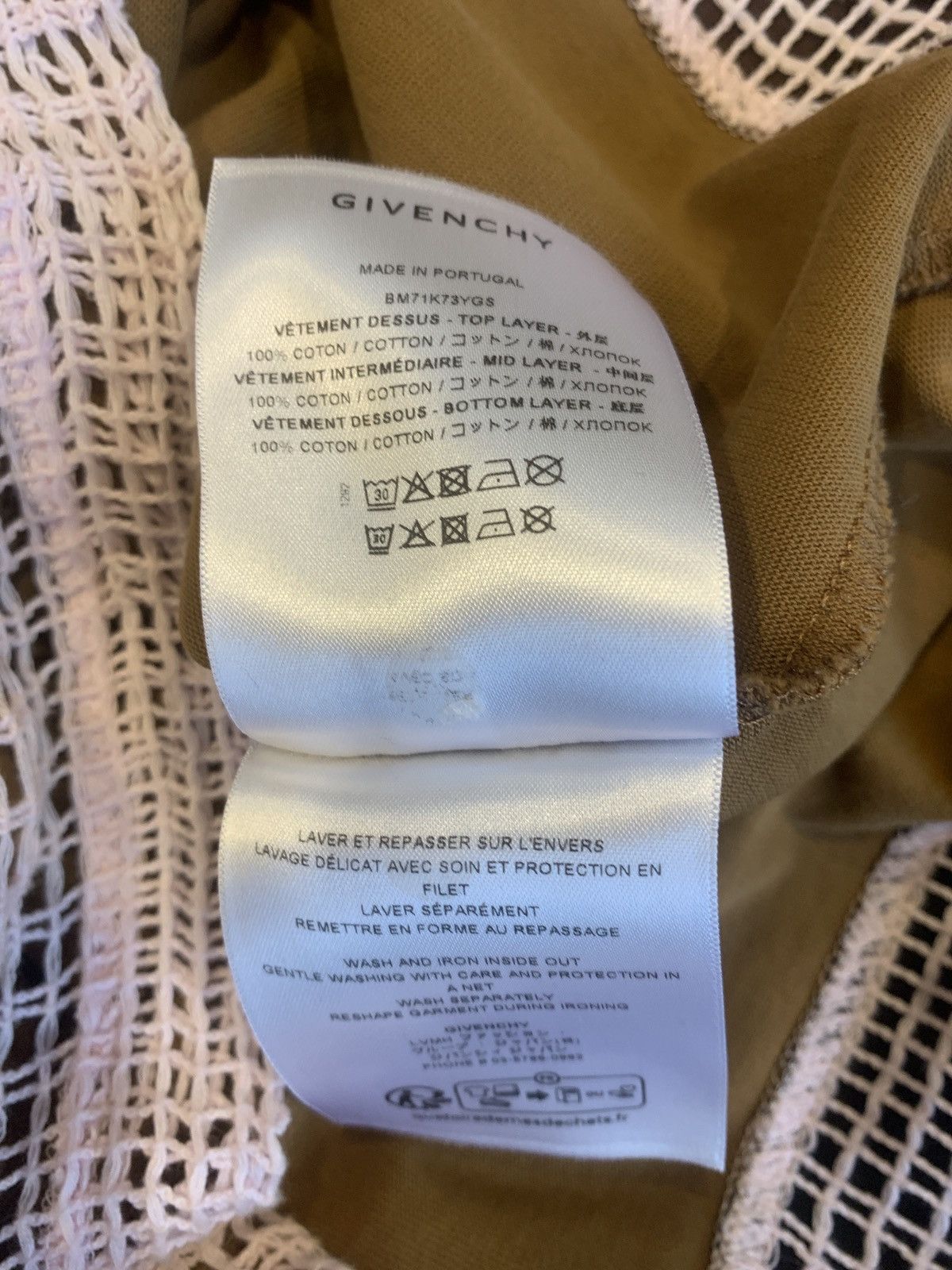 Givenchy Givenchy Brown Camo Triple Layer Longsleeve Size Medium Size US M / EU 48-50 / 2 - 2 Thumbnail