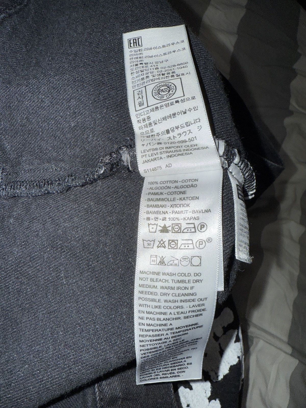 DENIM TEARS Denim Tears BLACK Denim Jacket Size US L / EU 52-54 / 3 - 7 Thumbnail