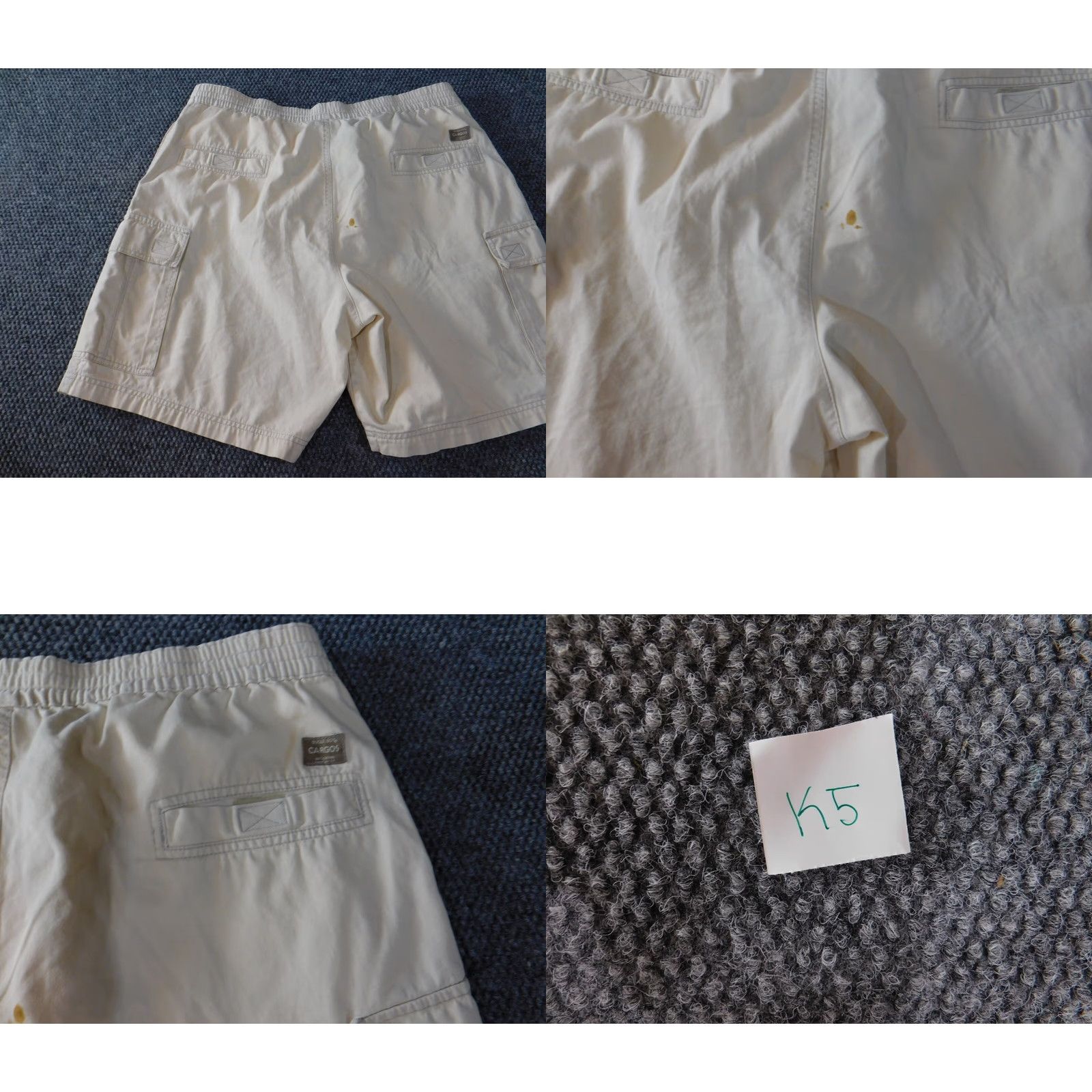 Bugle Boy VINTAGE Bugle Boy Cargo Shorts Men 34 Beige Regular Stretch Waist Flat Front Lightweight Brethable Beach 90s Size US 34 / EU 50 - 8 Thumbnail