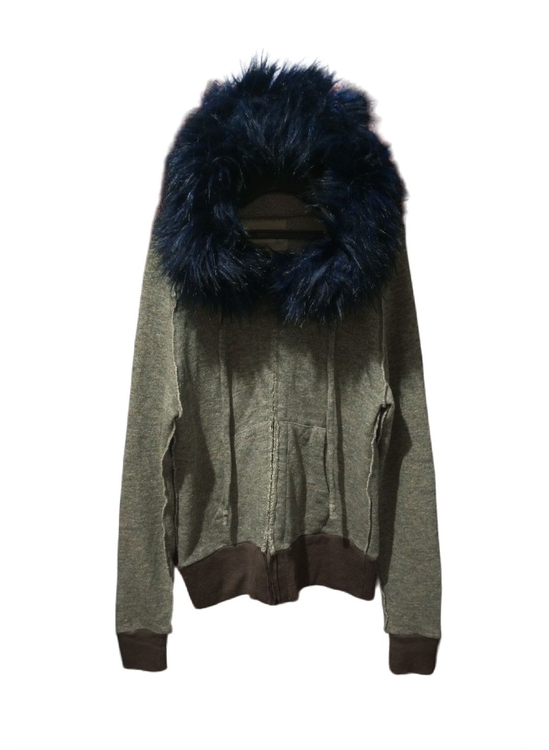 Mari's Rock V::Room - Fur Blue Hoodie ifsixwasnine & LGB Style Size US S / EU 44-46 / 1 - 1 Thumbnail