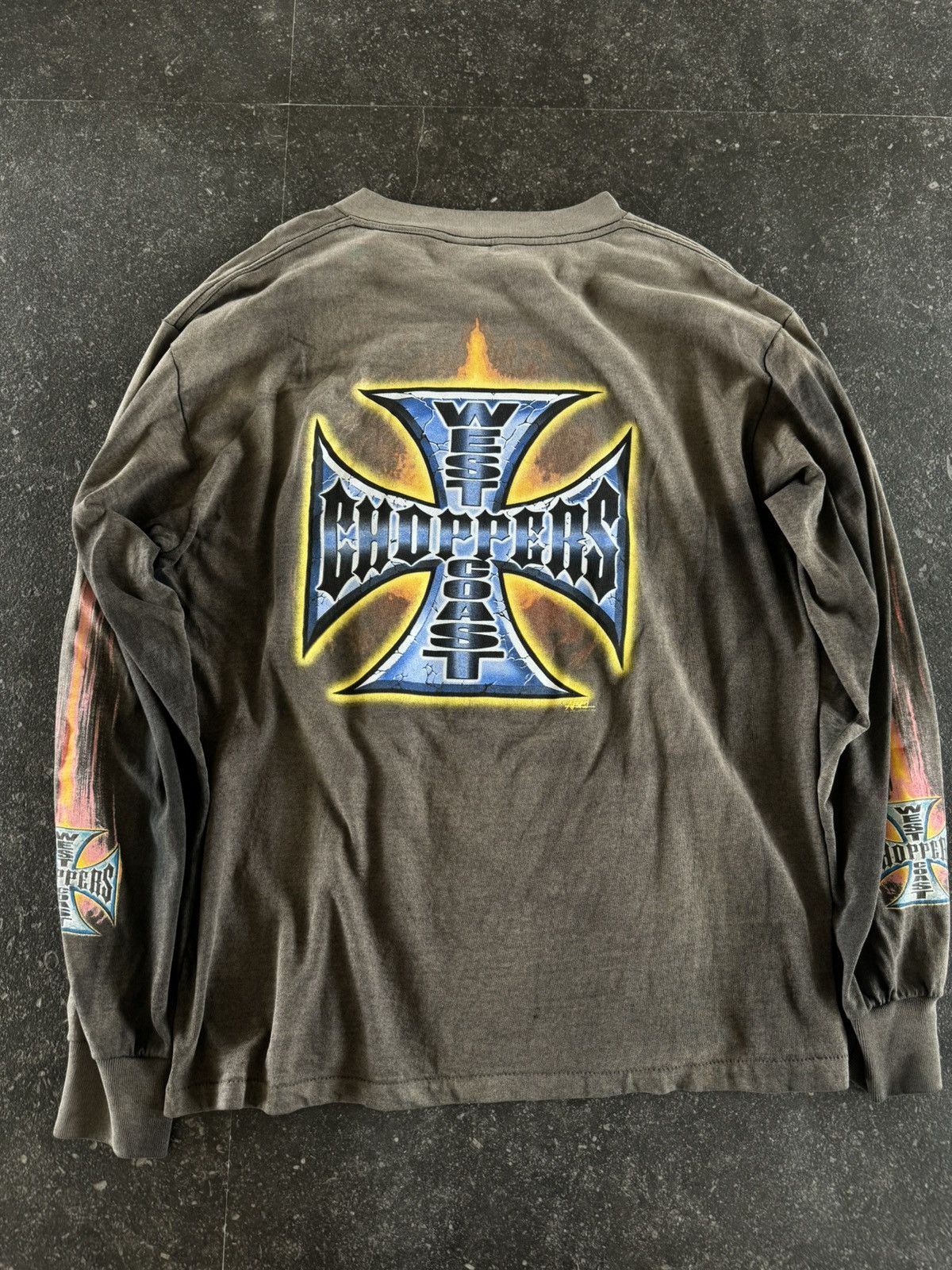 West Coast Choppers Rare fade West Coast Choppers (choppers for life) Size US L / EU 52-54 / 3 - 2 Thumbnail