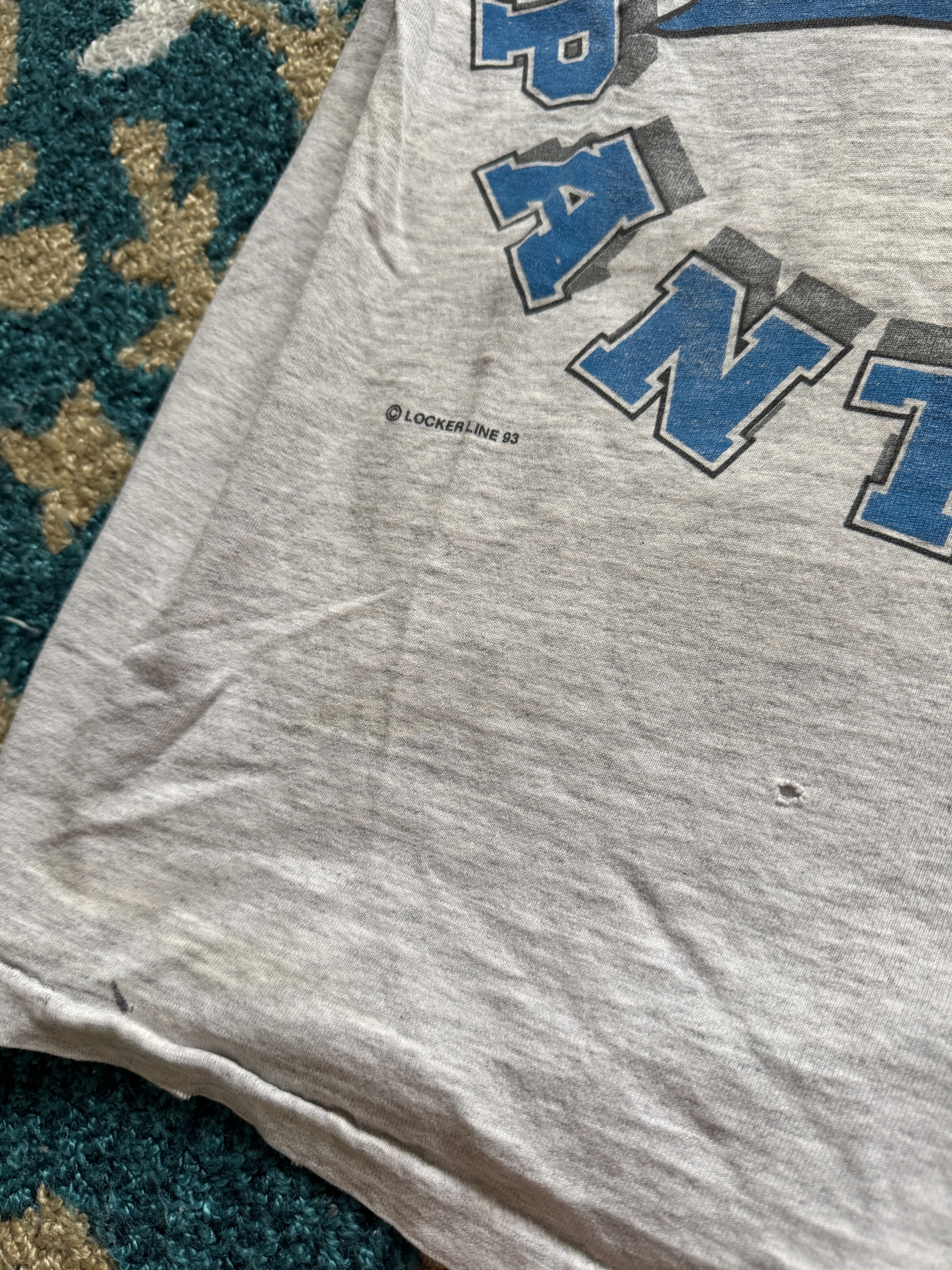 All Sport 1993 Carolina Panthers Thrashed T-Shirt Size US M / EU 48-50 / 2 - 5 Thumbnail