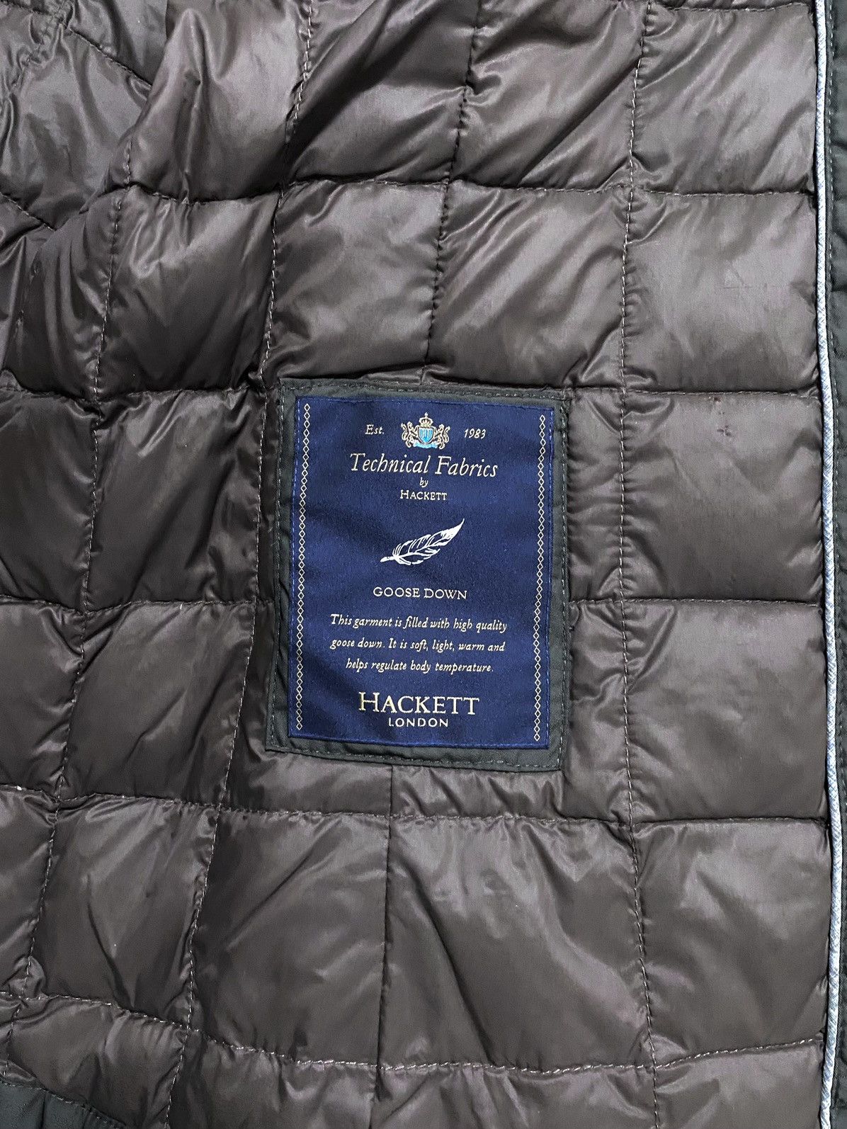 Hackett Hackett London Khaki Double-breasted Shimmer Down TrenchCoat Size M / US 6-8 / IT 42-44 - 19 Thumbnail