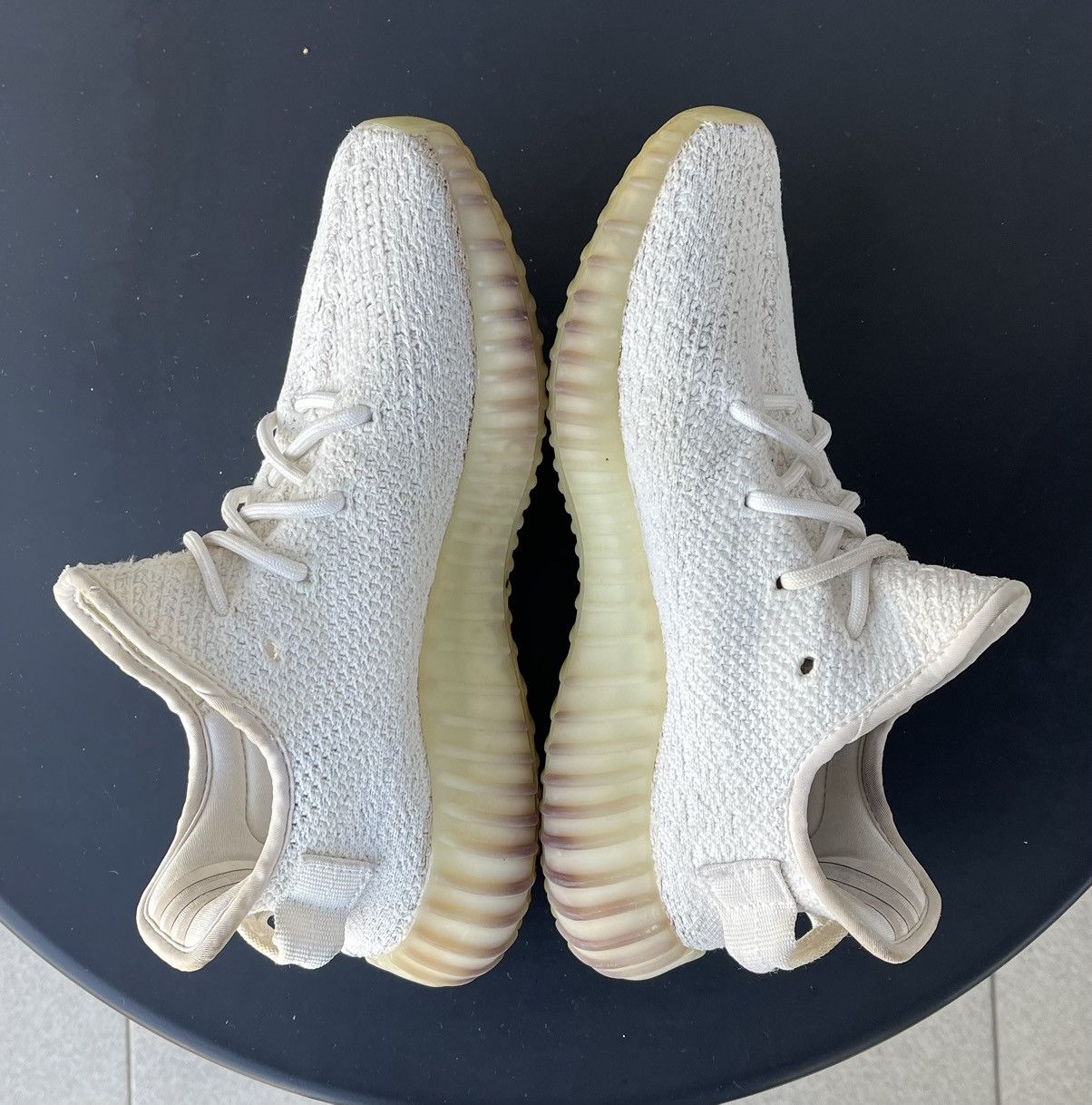 Adidas 2017 Adidas Yeezy Boost 350 v2 Cream/Triple White Shoes Size US 5.5 / IT 35.5 - 6 Thumbnail