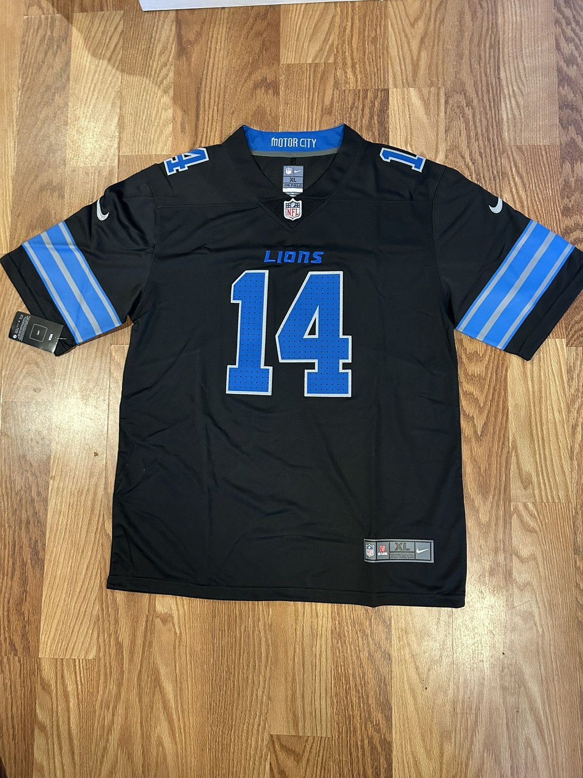 Nike NEW Amon-Ra St. Brown Lions Black Alternate Jersey NFL Large Size US L / EU 52-54 / 3 - 2 Thumbnail