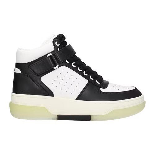 image of Amiri Ob1O1E0224 Sneakers In Black / White in Black/White, Men's (Size 9)