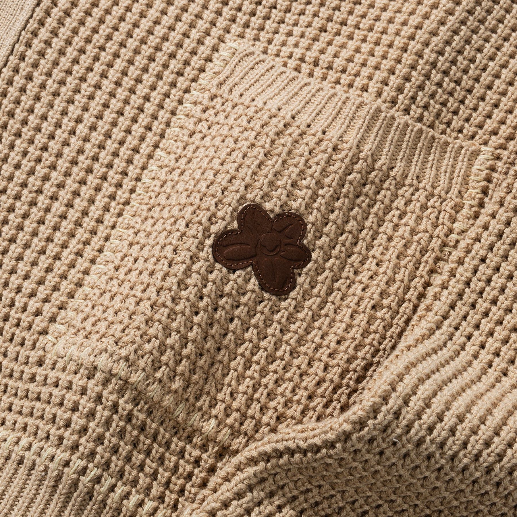 Golf le Fleur Waffle Knit Cardigan Beige Size US XL / EU 56 / 4 - 2 Thumbnail