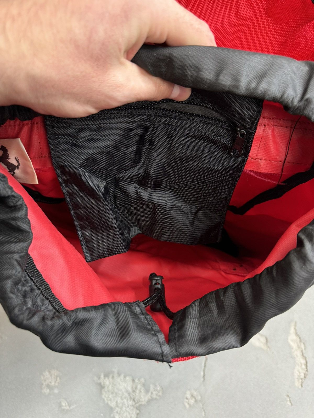 Ferrari Ferrari Vintage Red backpack Size ONE SIZE - 6 Thumbnail
