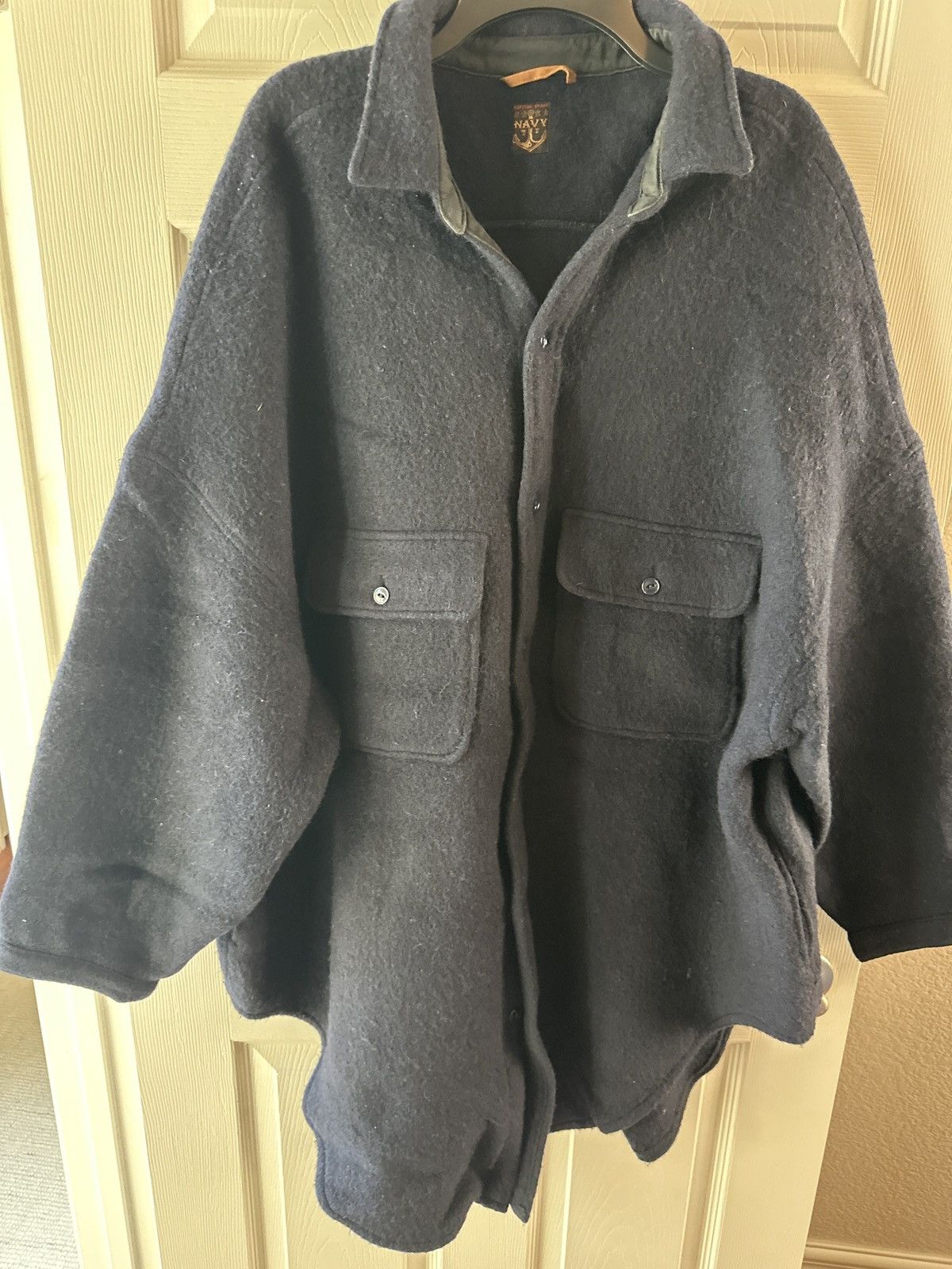 Kapital Kapital wool slappy coat- navy Size US XXL / EU 58 / 5 - 2 Thumbnail