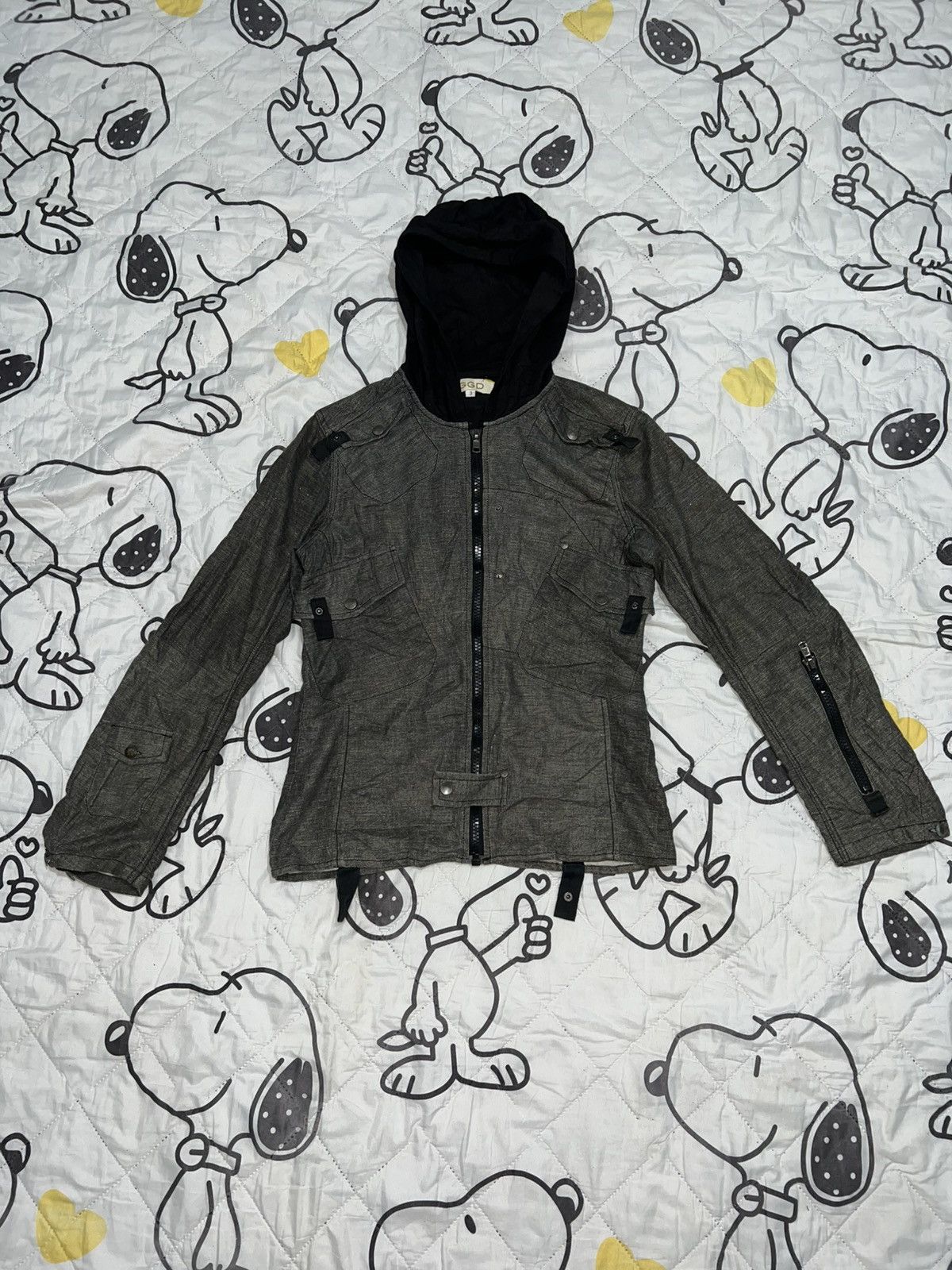 Le Grande Bleu (L.G.B.) 1990s GGD - Cyberpunk Hoodie Jacket Size US M / EU 48-50 / 2 - 1 Thumbnail